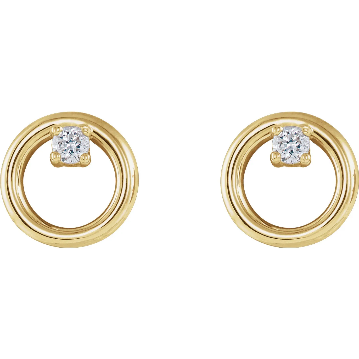 Petite Circle Earrings