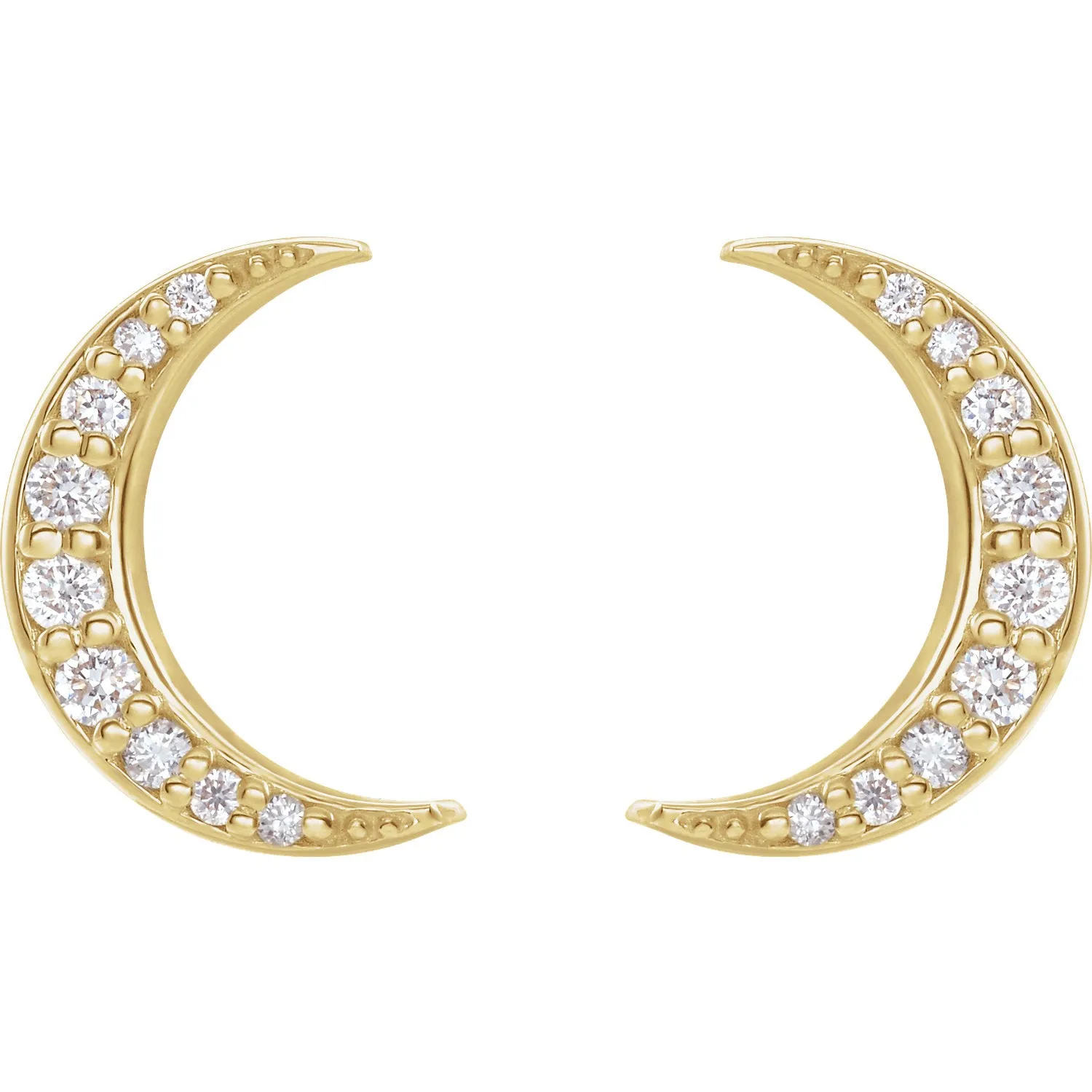 Petite Half Moon Earrings