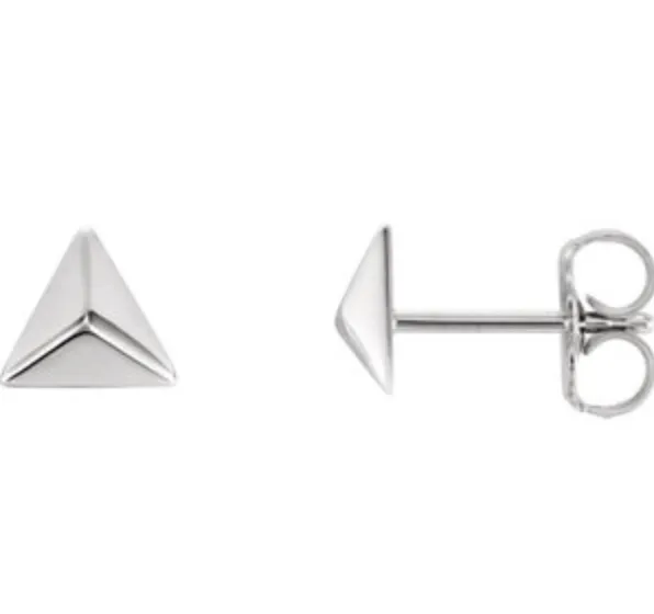 Petite Triangle Earrings