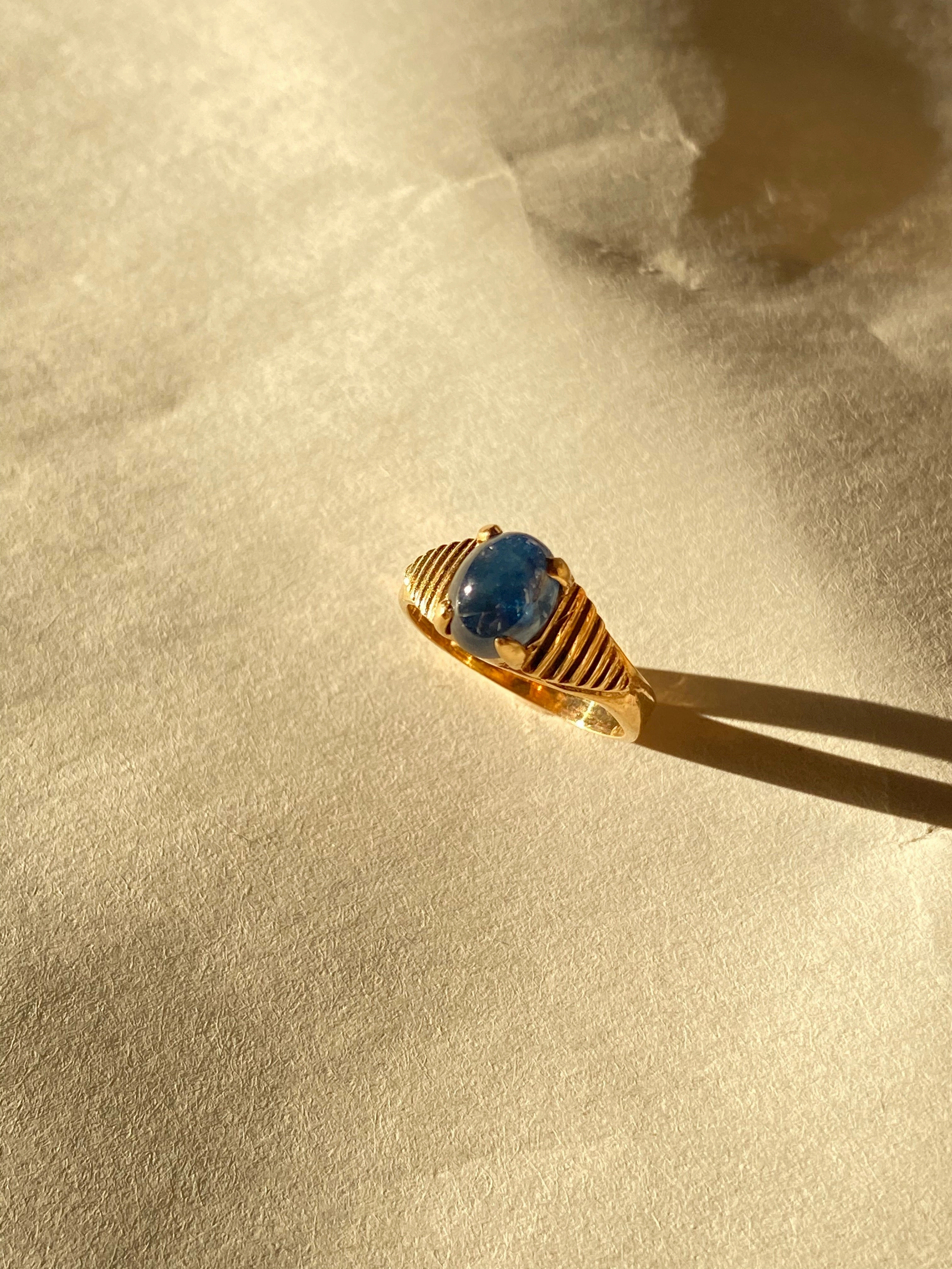 Pyramid Ring- Sapphire