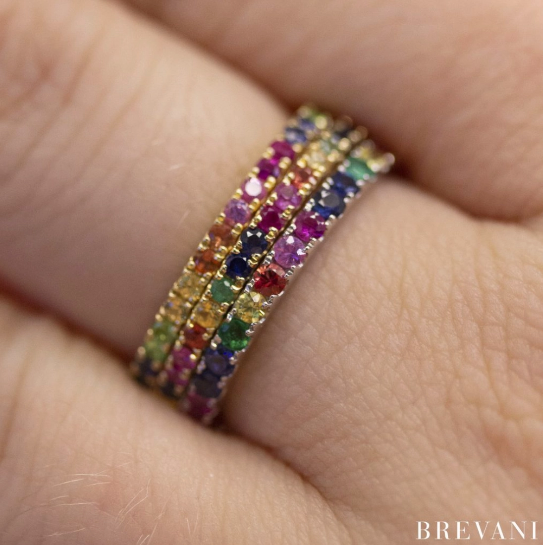 Rainbow Sapphire Stacker