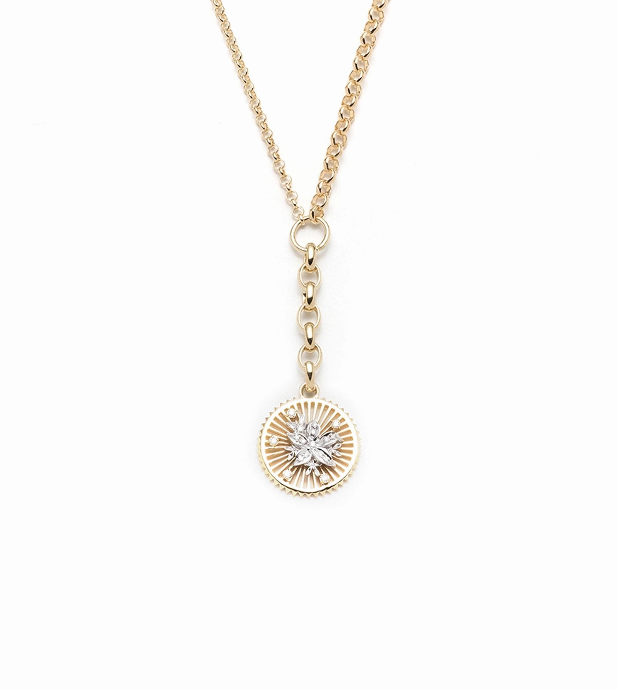 Resilience : Medium Mixed Belcher Extension Chain Necklace