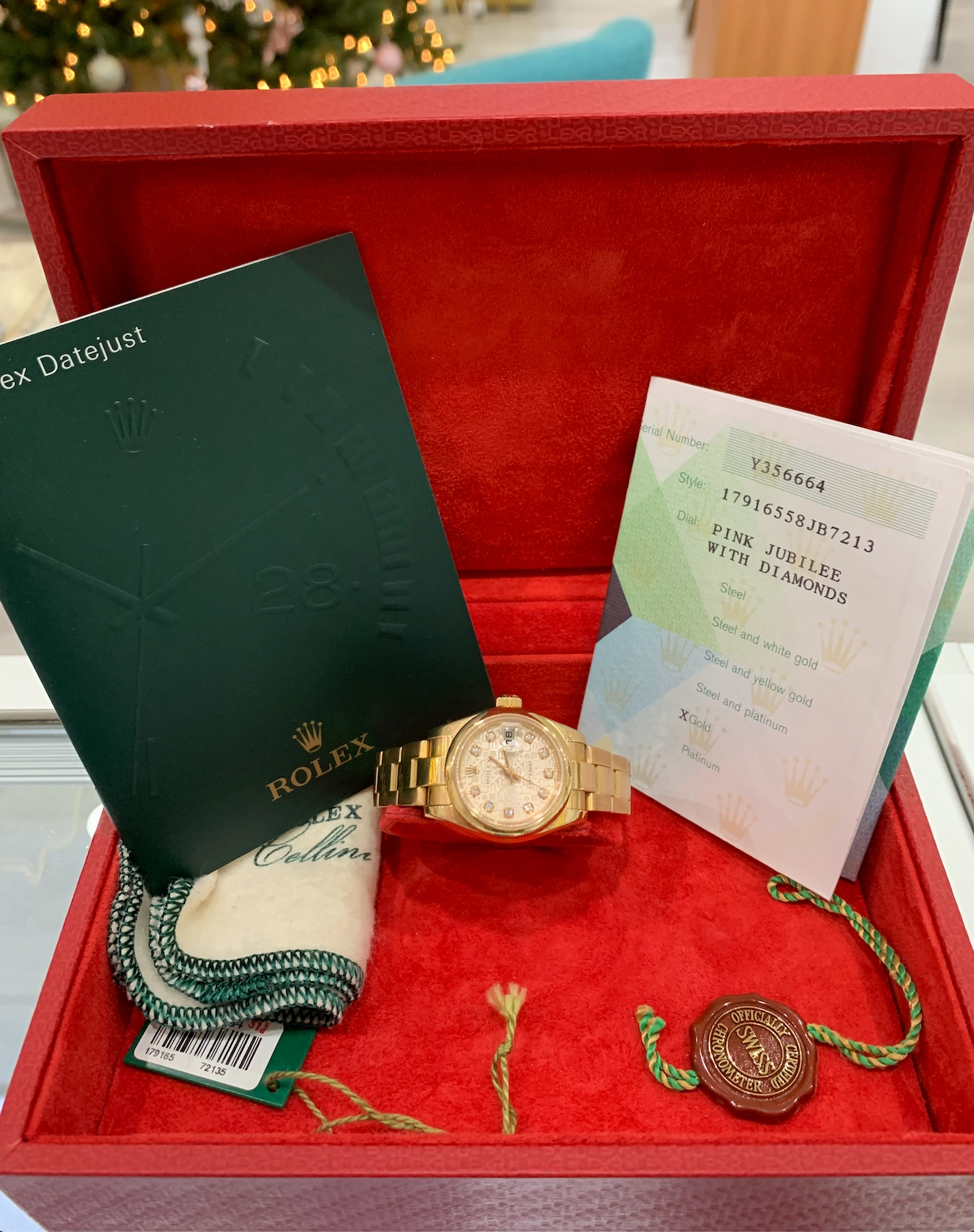 Rolex 18k Rose Gold Datejust