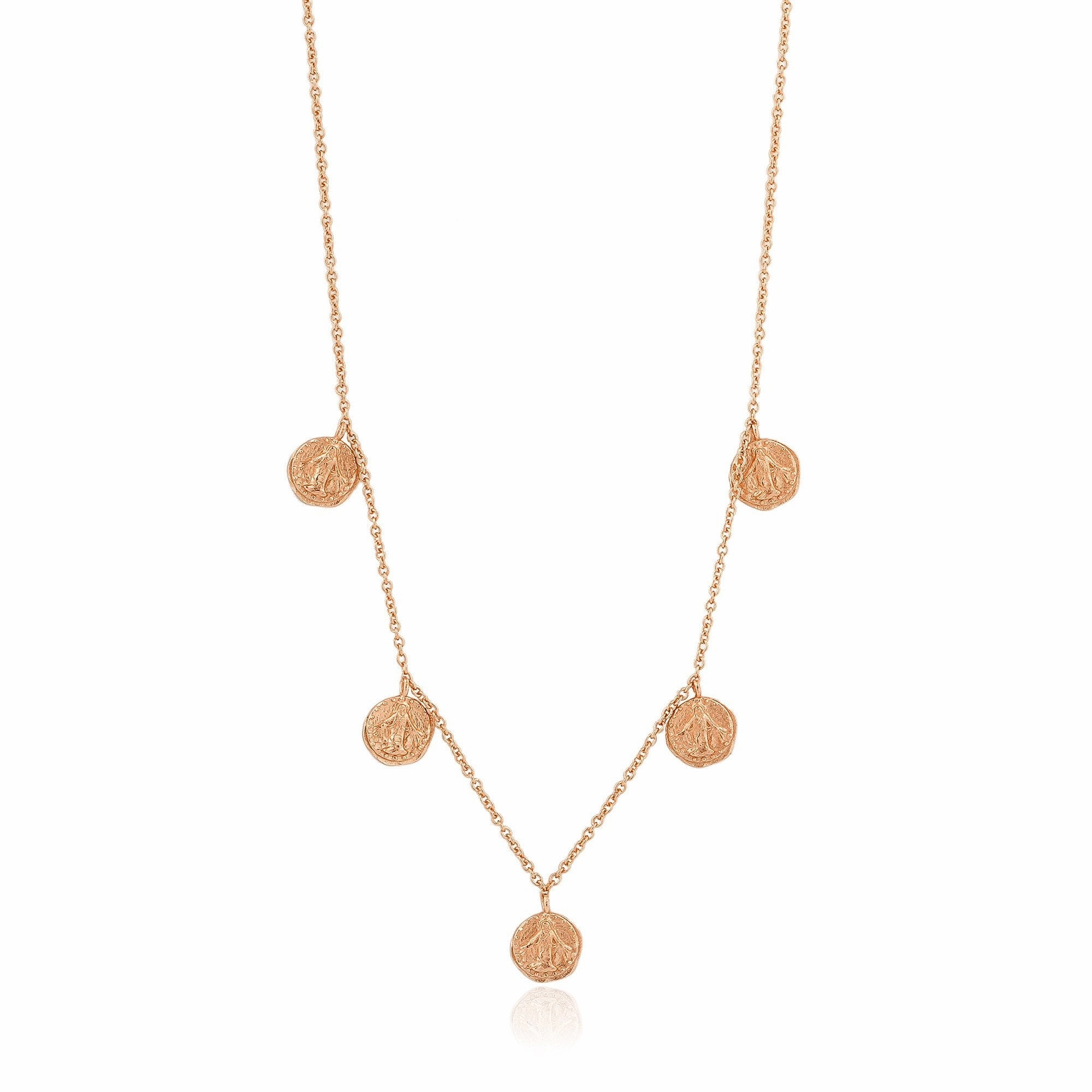 Rose Gold Deus Necklace