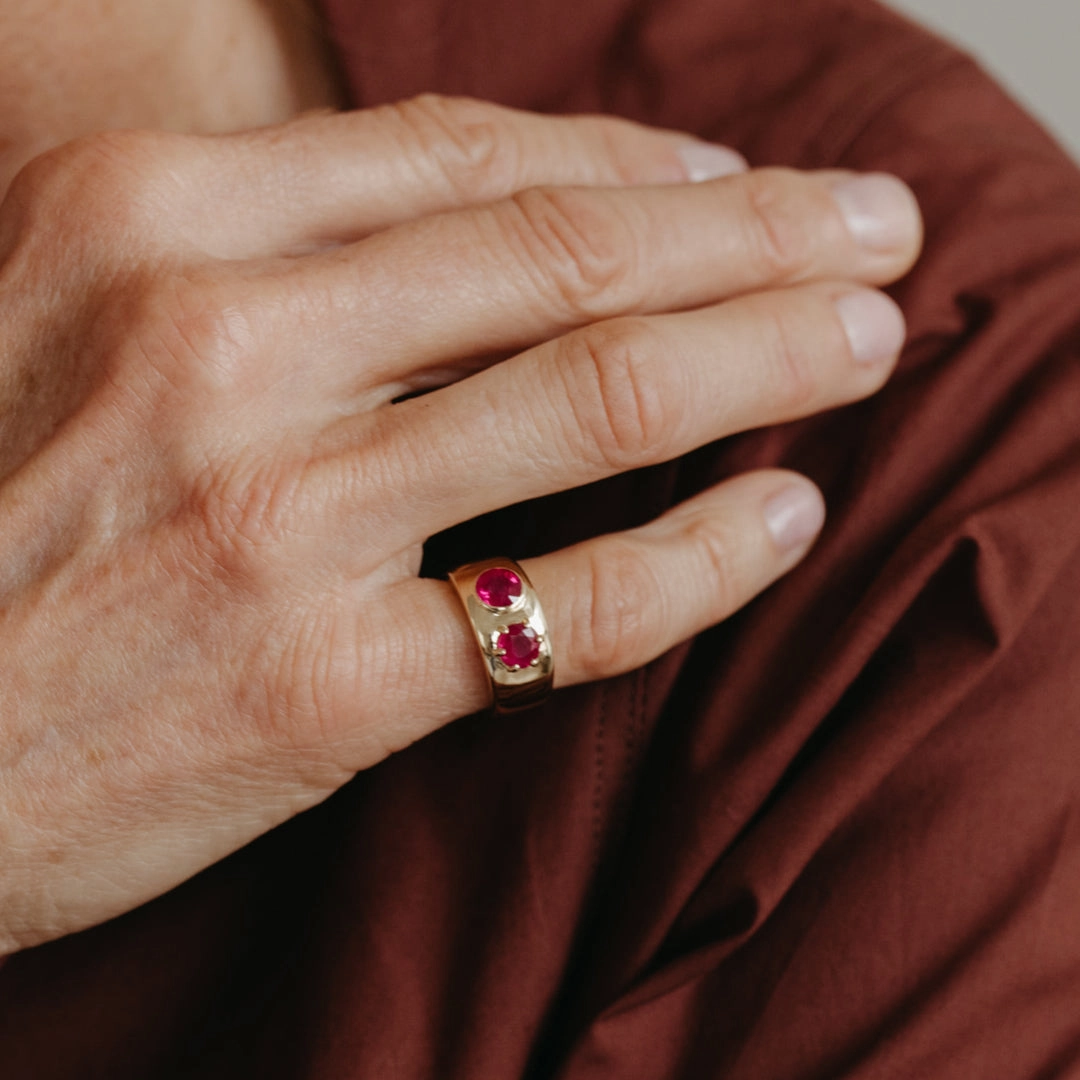 RUBY TOI ET MOI CLOUD RING
