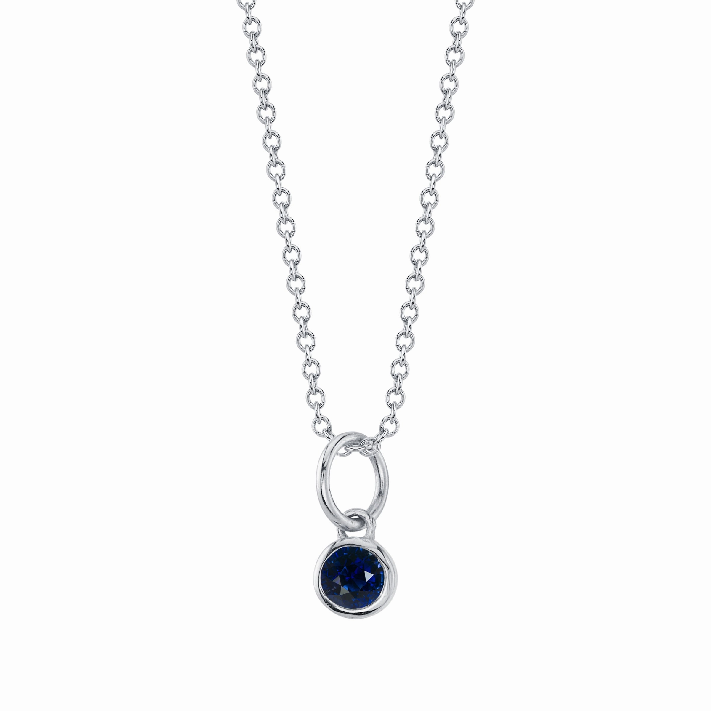 SAPPHIRE BIRTHSTONE CHARM