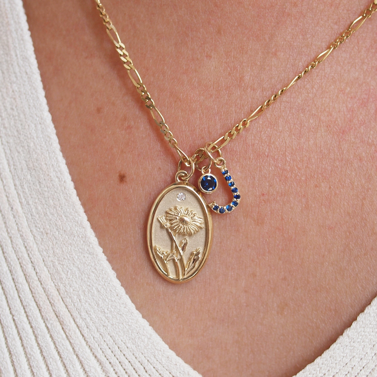 SAPPHIRE BIRTHSTONE CHARM