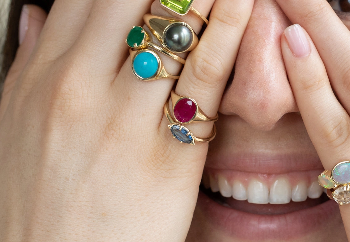 SAPPHIRE JUNKO BIRTHSTONE RING