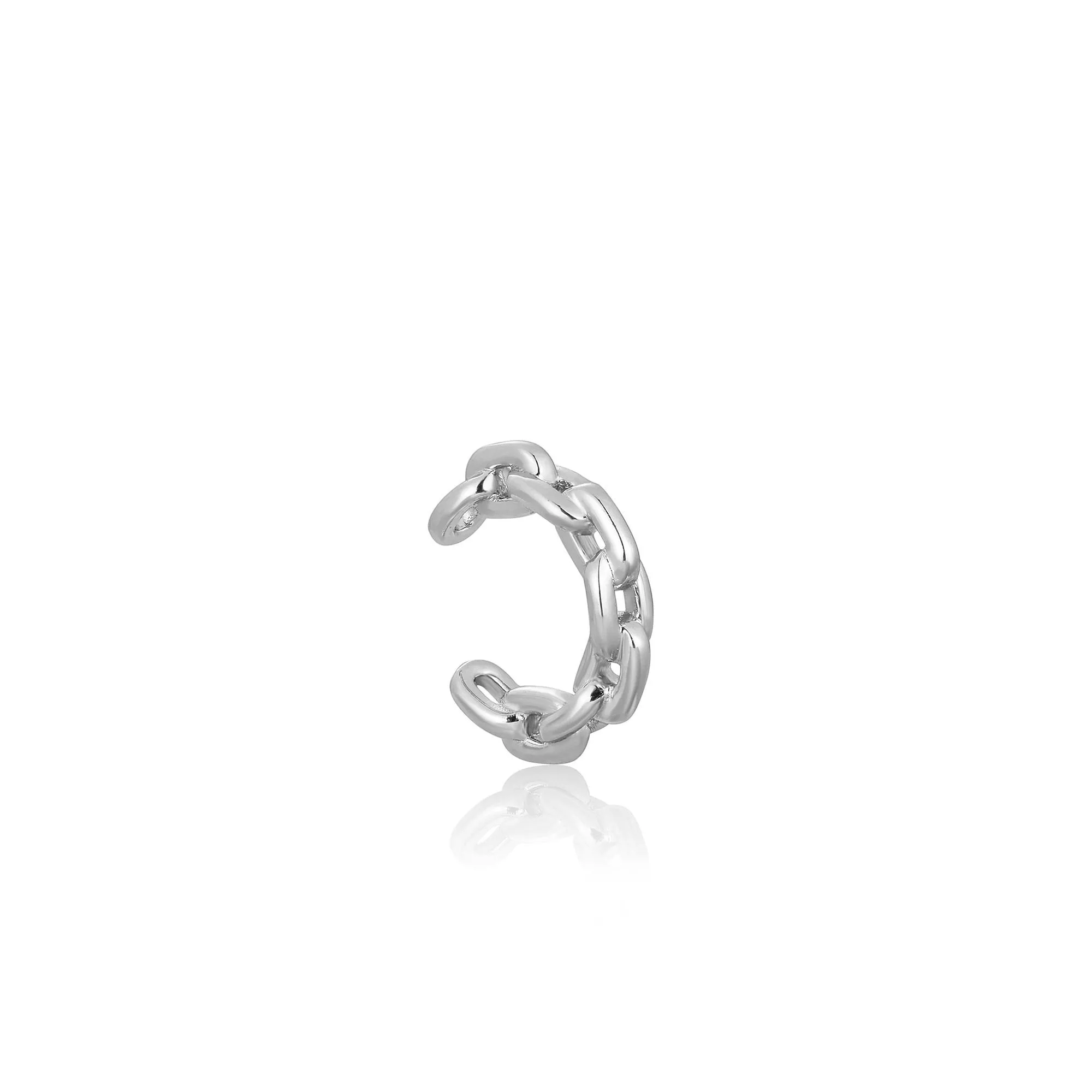 Silver Chain Ear Cuff