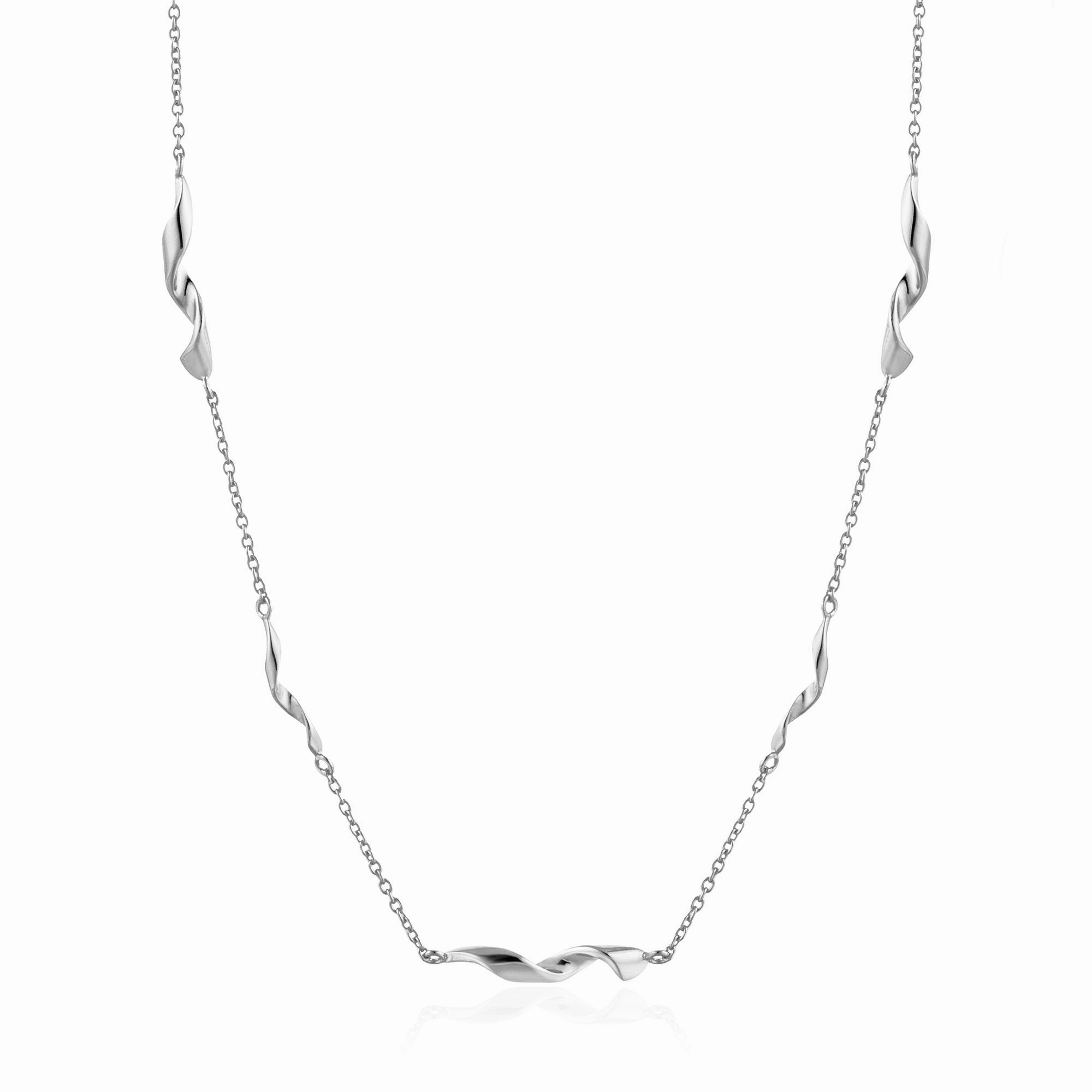 Silver Helix Necklace