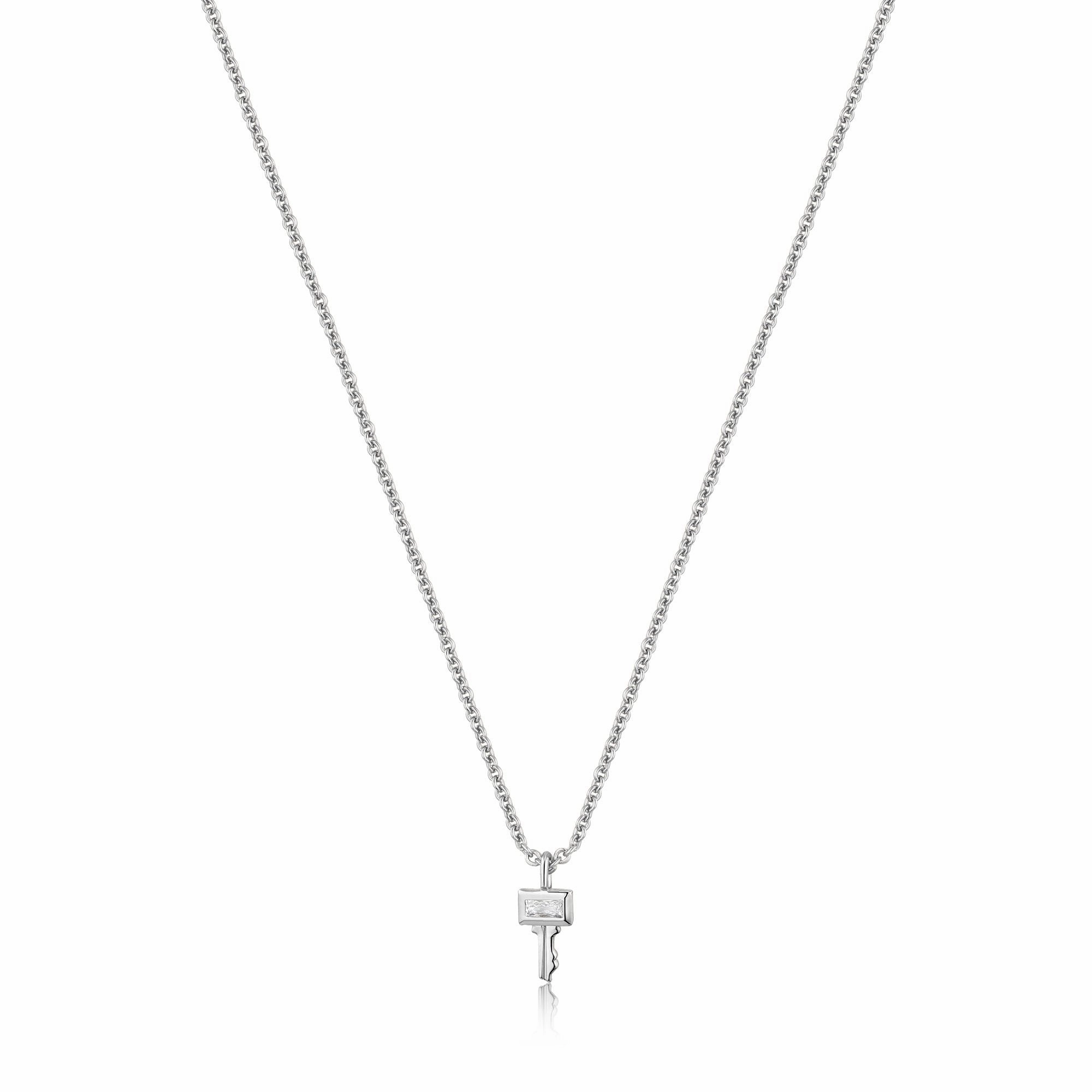Silver Key Necklace