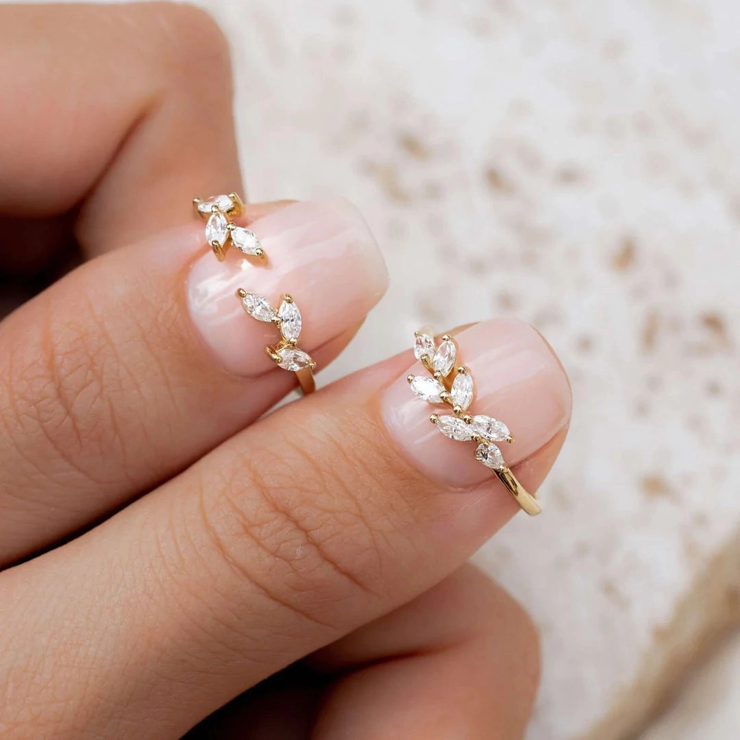 Silver Leaf Ring - Freya