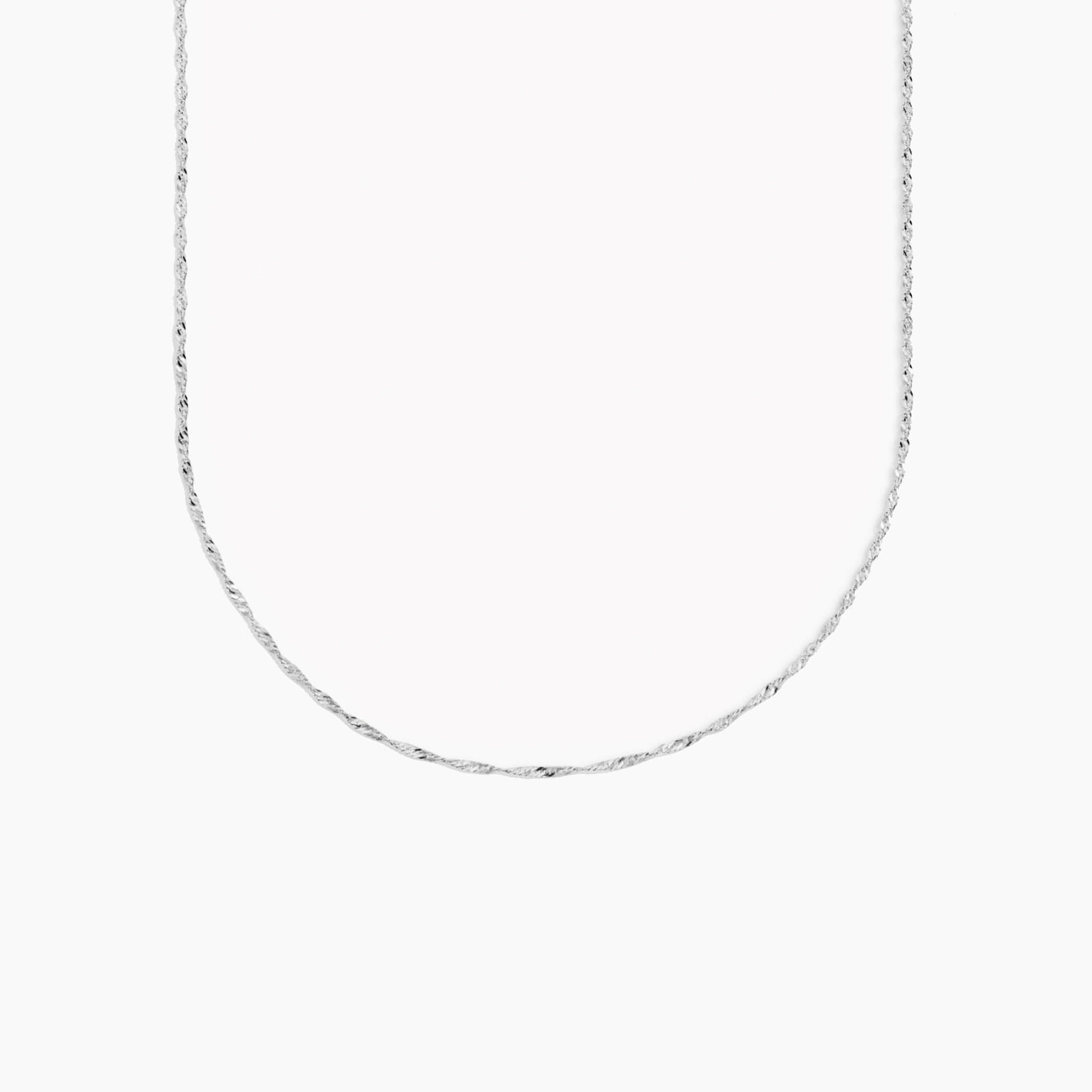 Silver Singapore Chain - Leknes