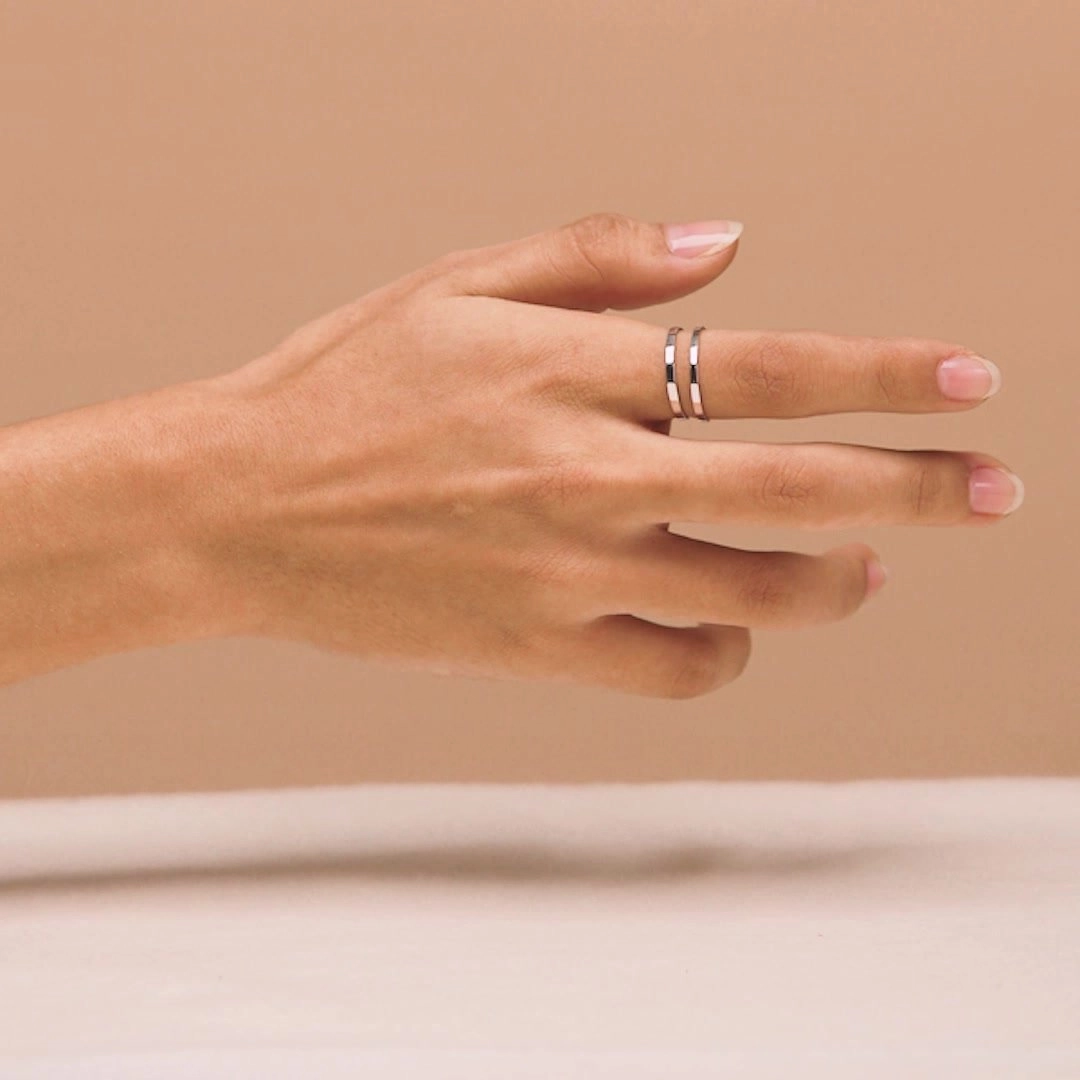 Silver Stacking Ring - Lita