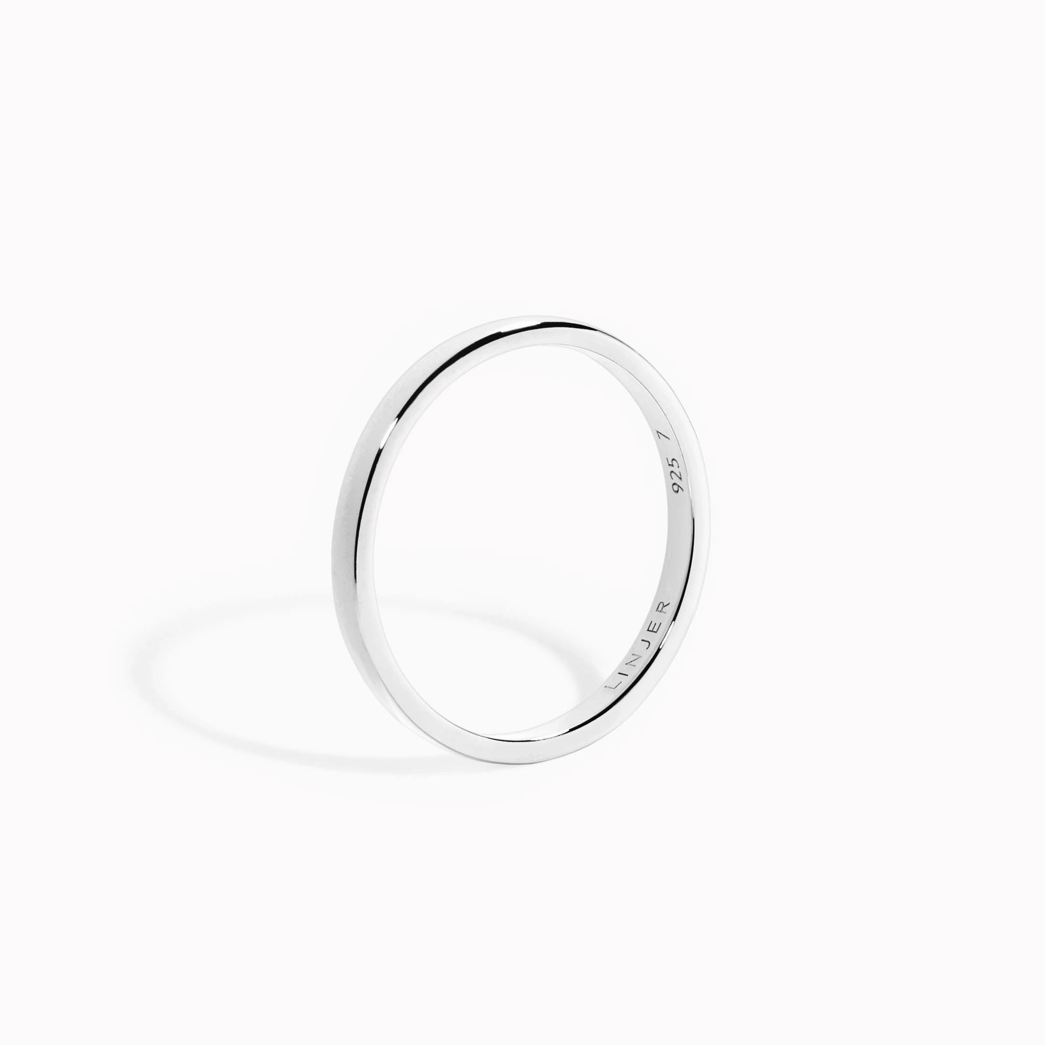 Silver Stacking Ring - Nina