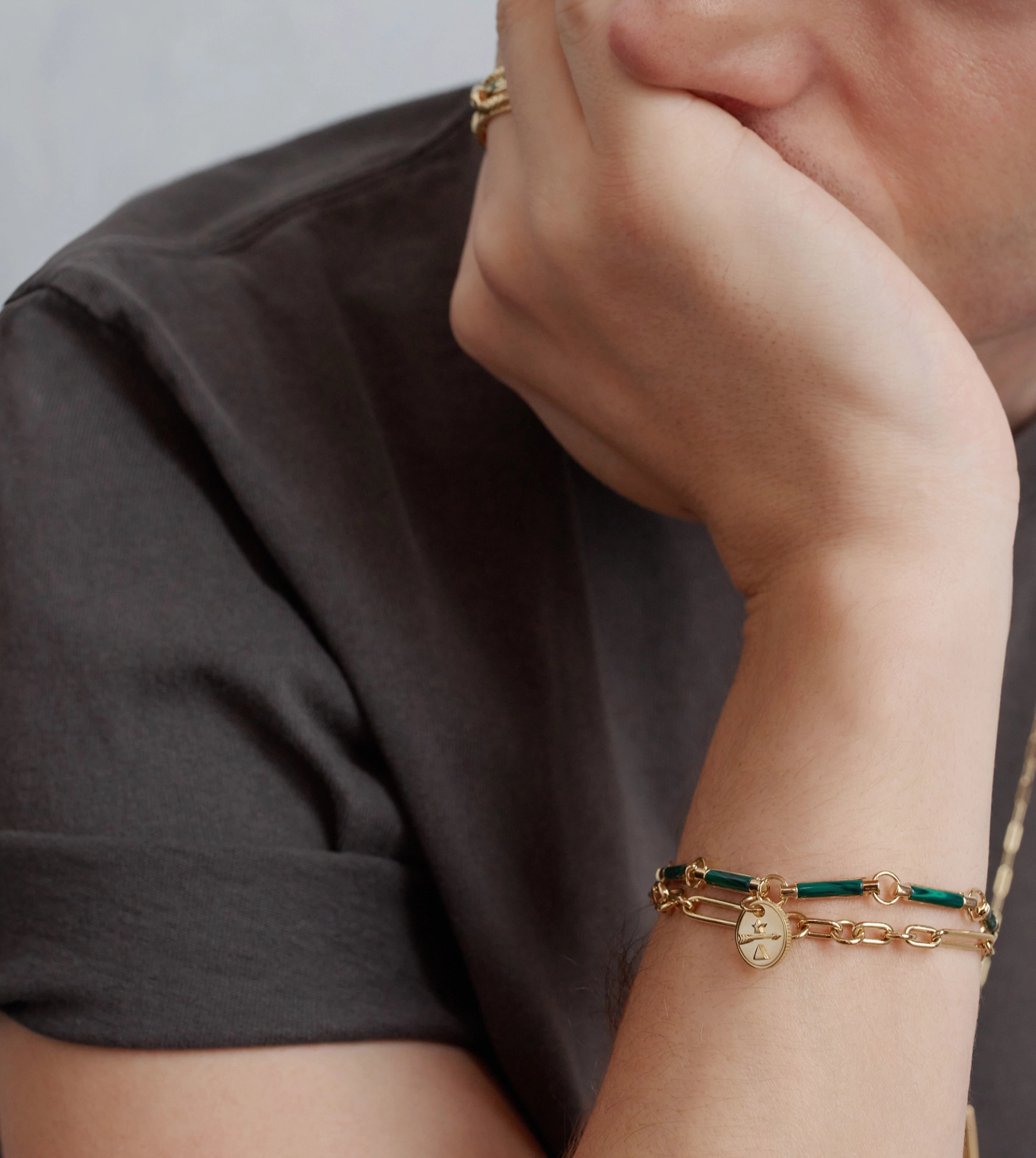 Small Mixed Clip Bracelet