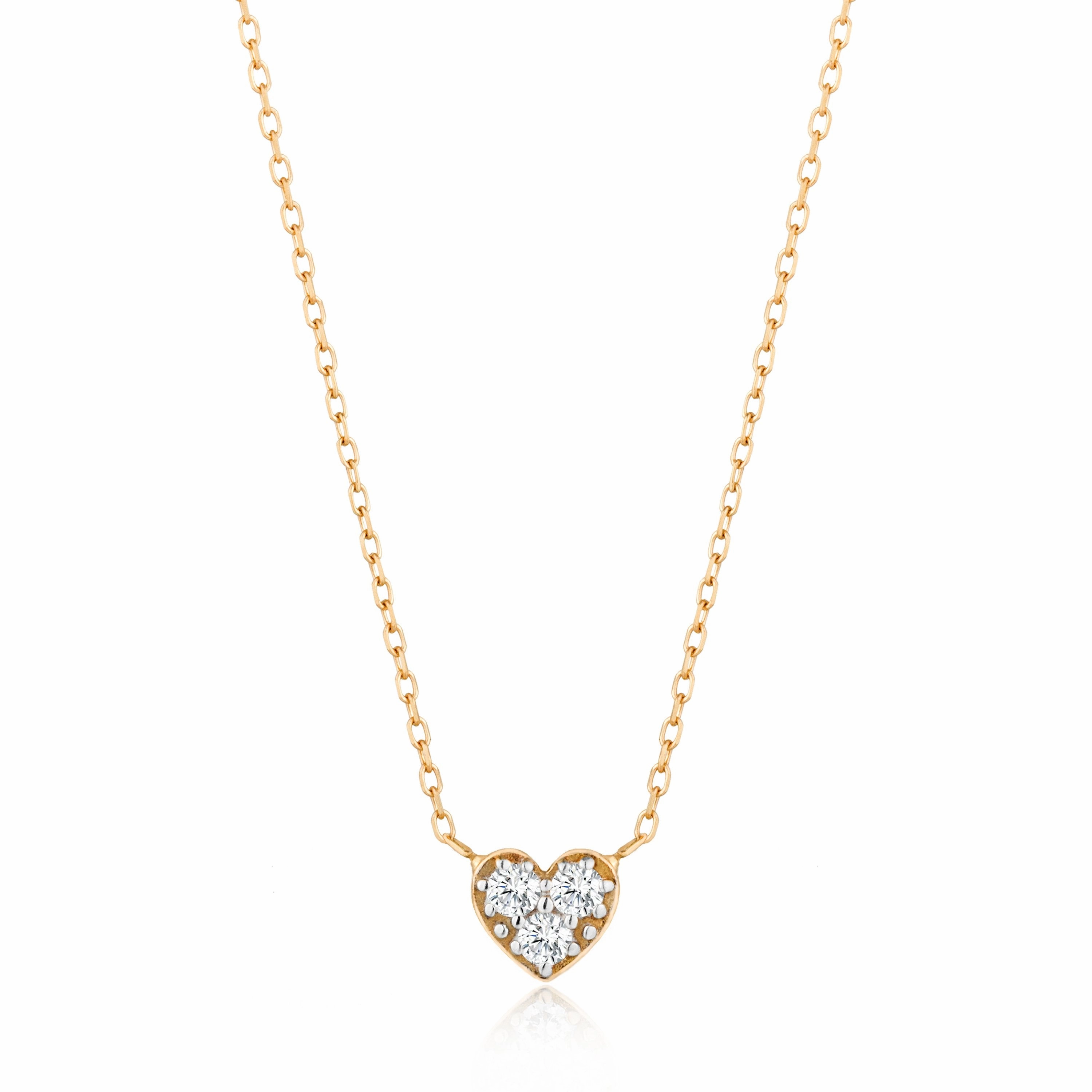 SOPHIE | Diamond Heart Necklace