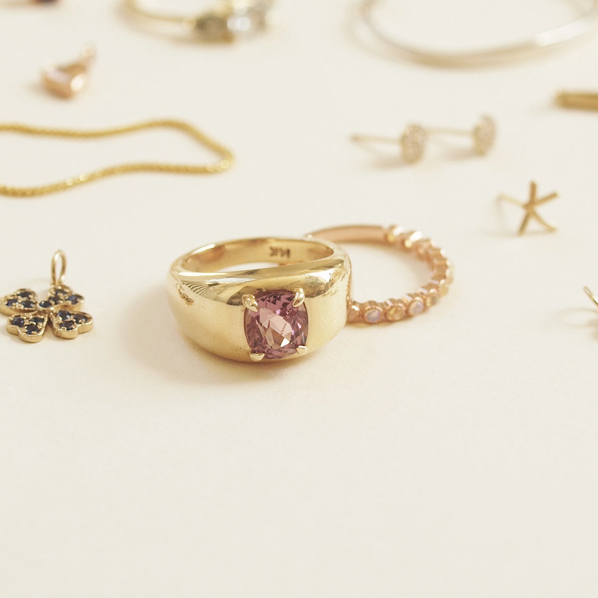 Spinel Cloud Ring