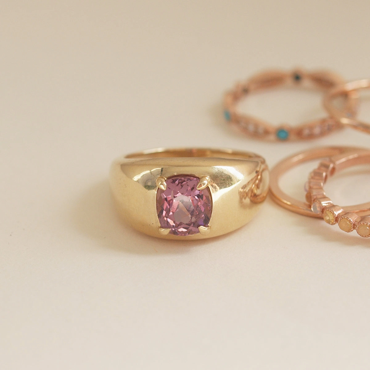 Spinel Cloud Ring