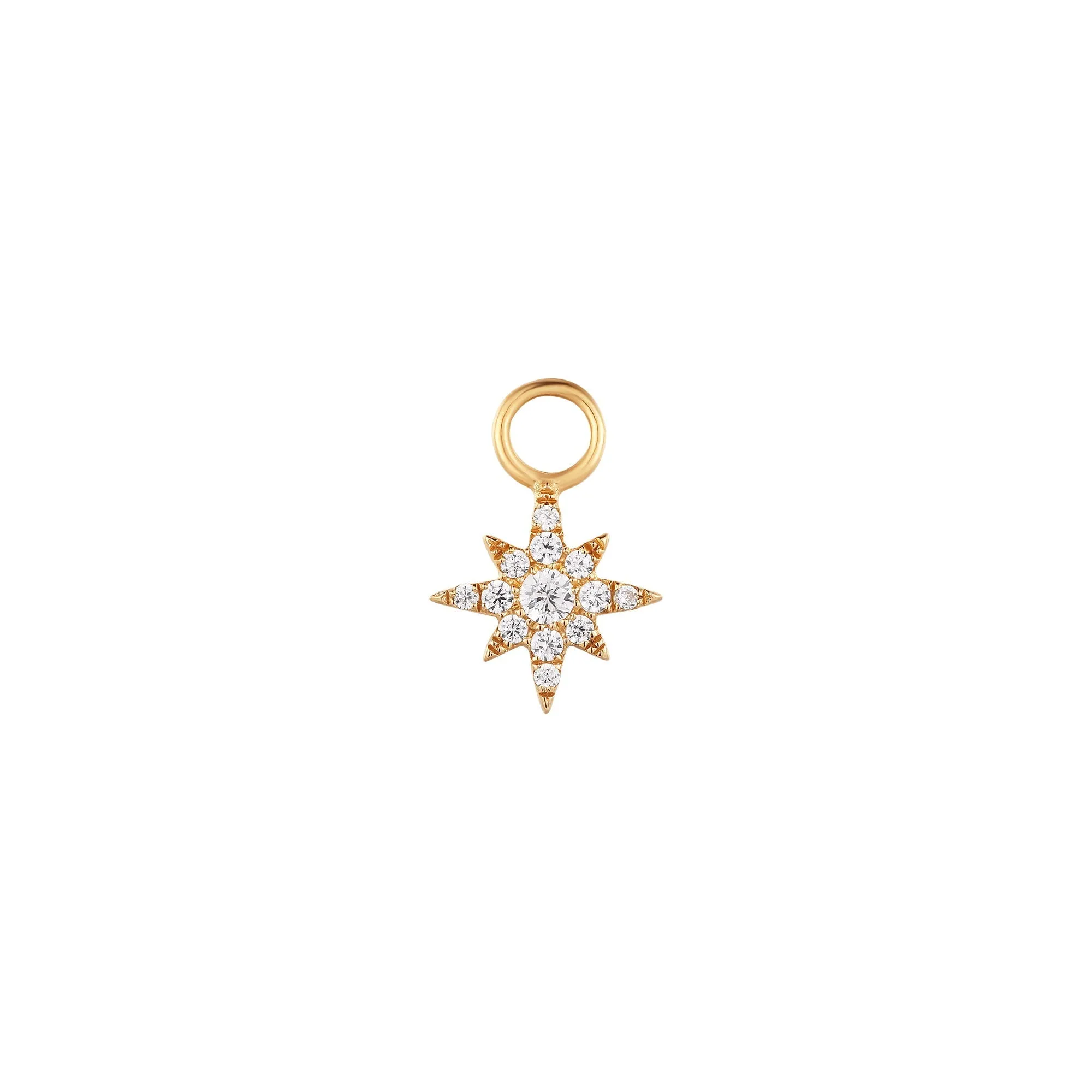 STELLA | Diamond Starburst Earring Charm
