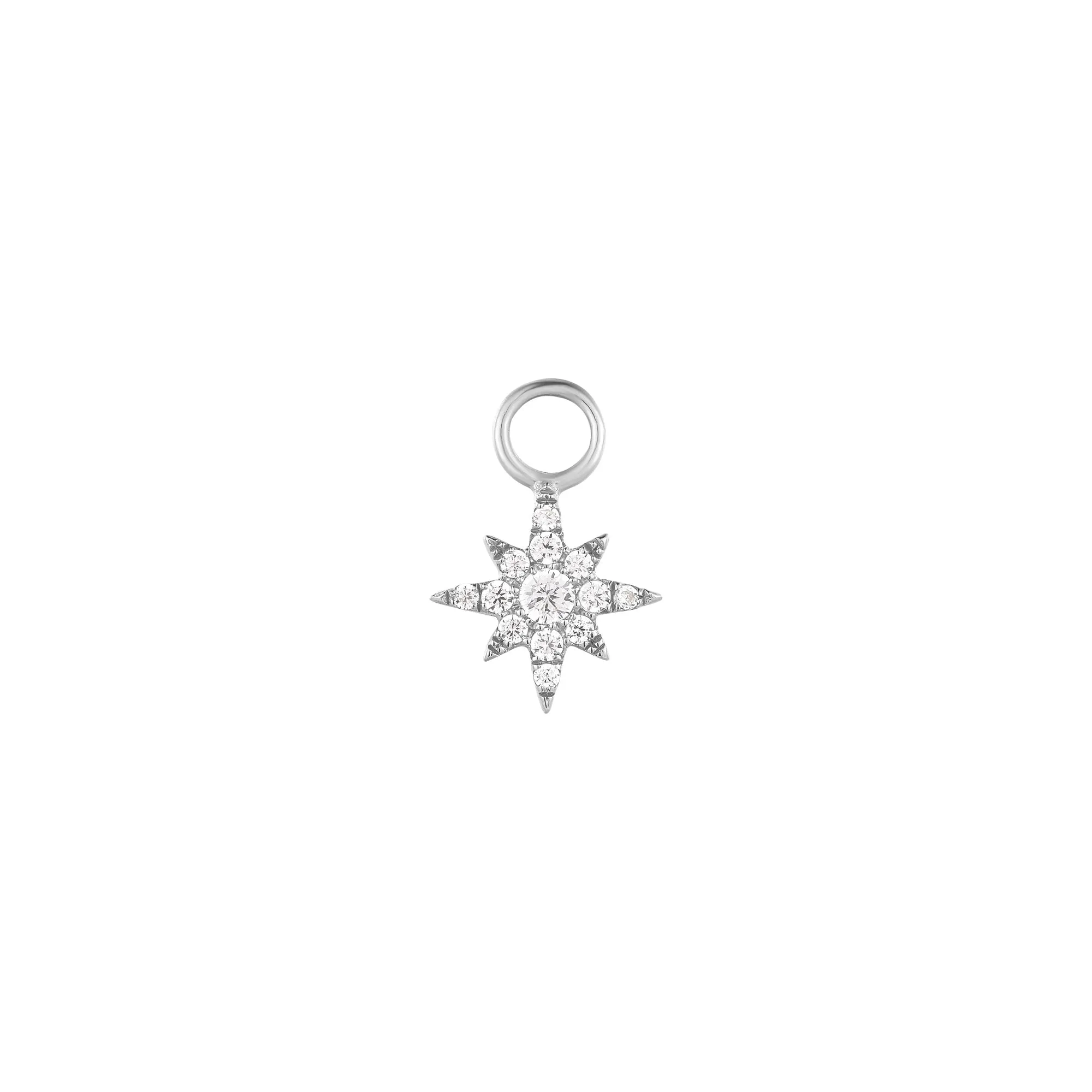 STELLA | Diamond Starburst Earring Charm