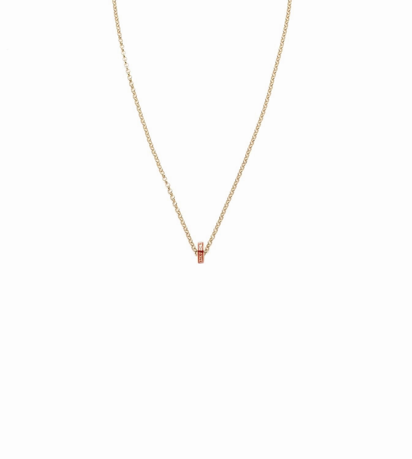 Strength : Heart Beat Fine Belcher Chain Necklace
