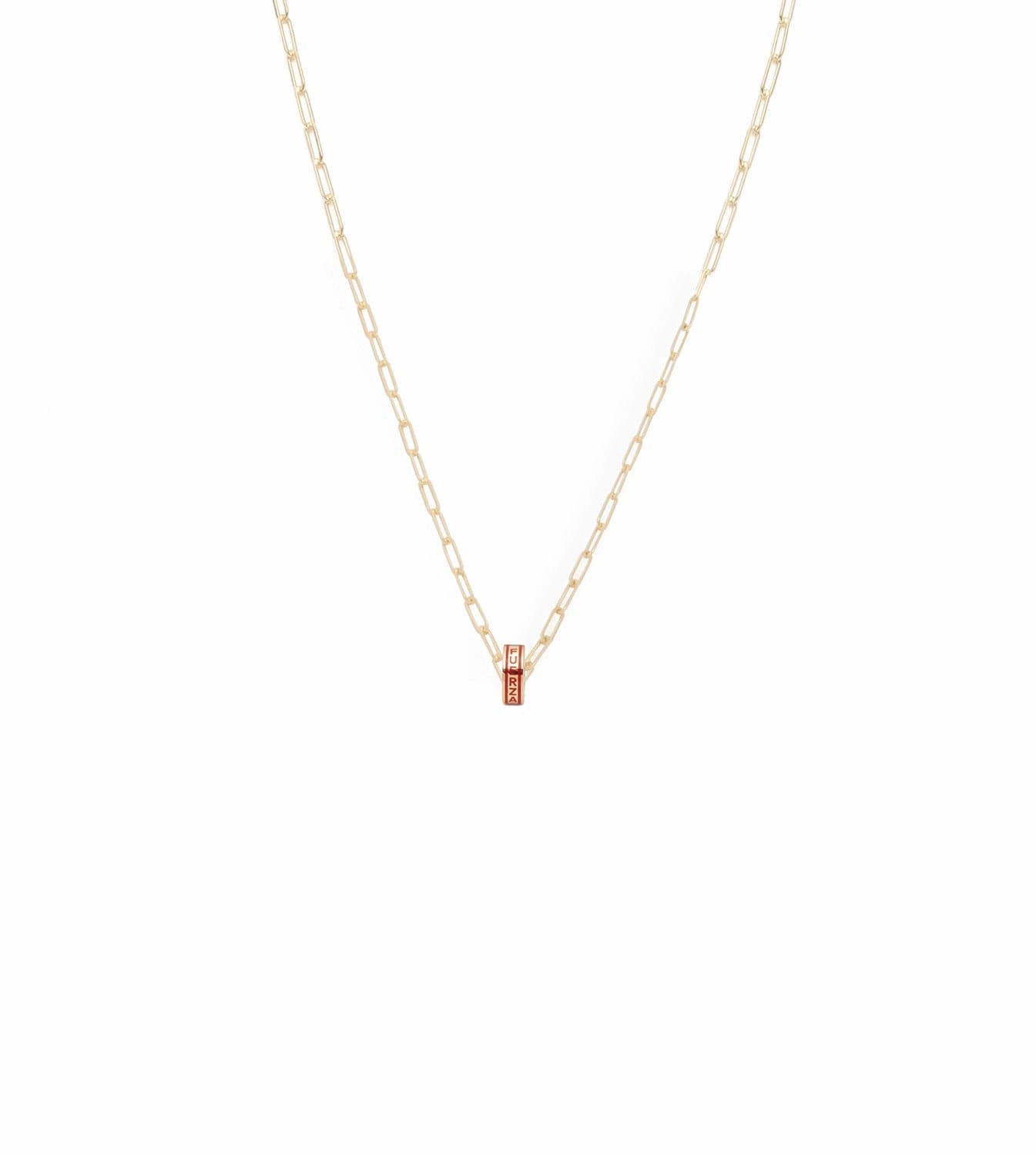Strength : Heart Beat Super Fine Clip Chain Necklace