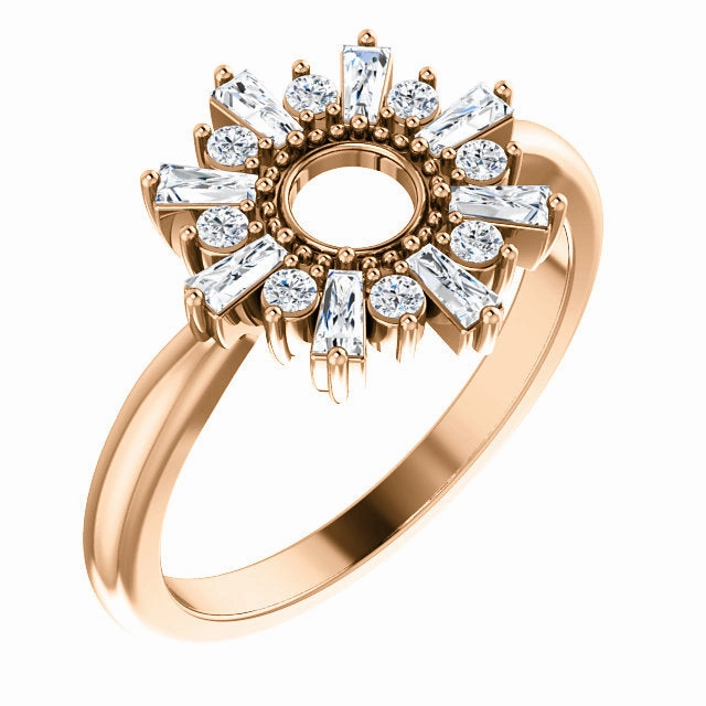 Sundial Diamond Ring