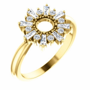 Sundial Diamond Ring