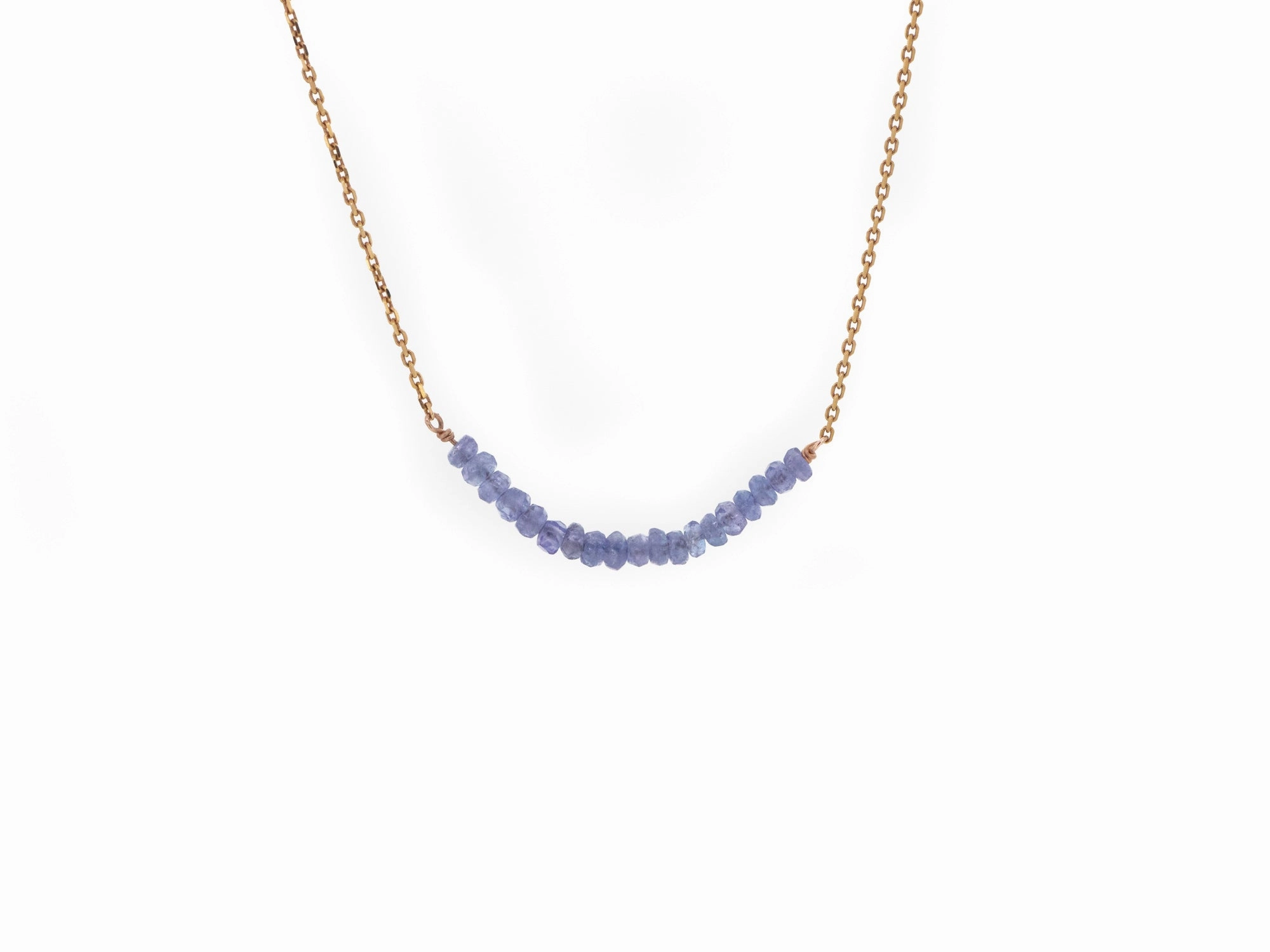 Tanzanite Bar Necklace