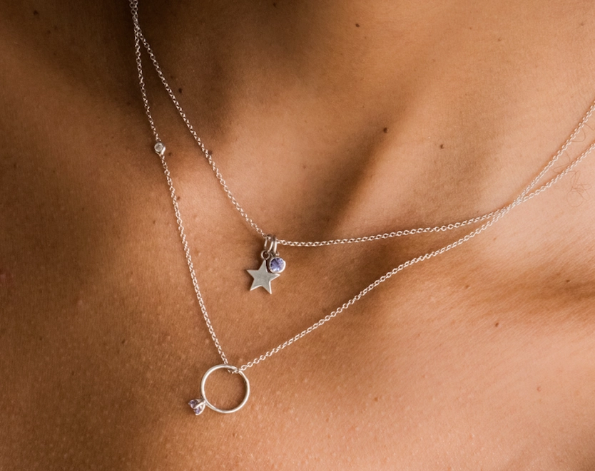 TANZANITE BIRTHSTONE CHARM