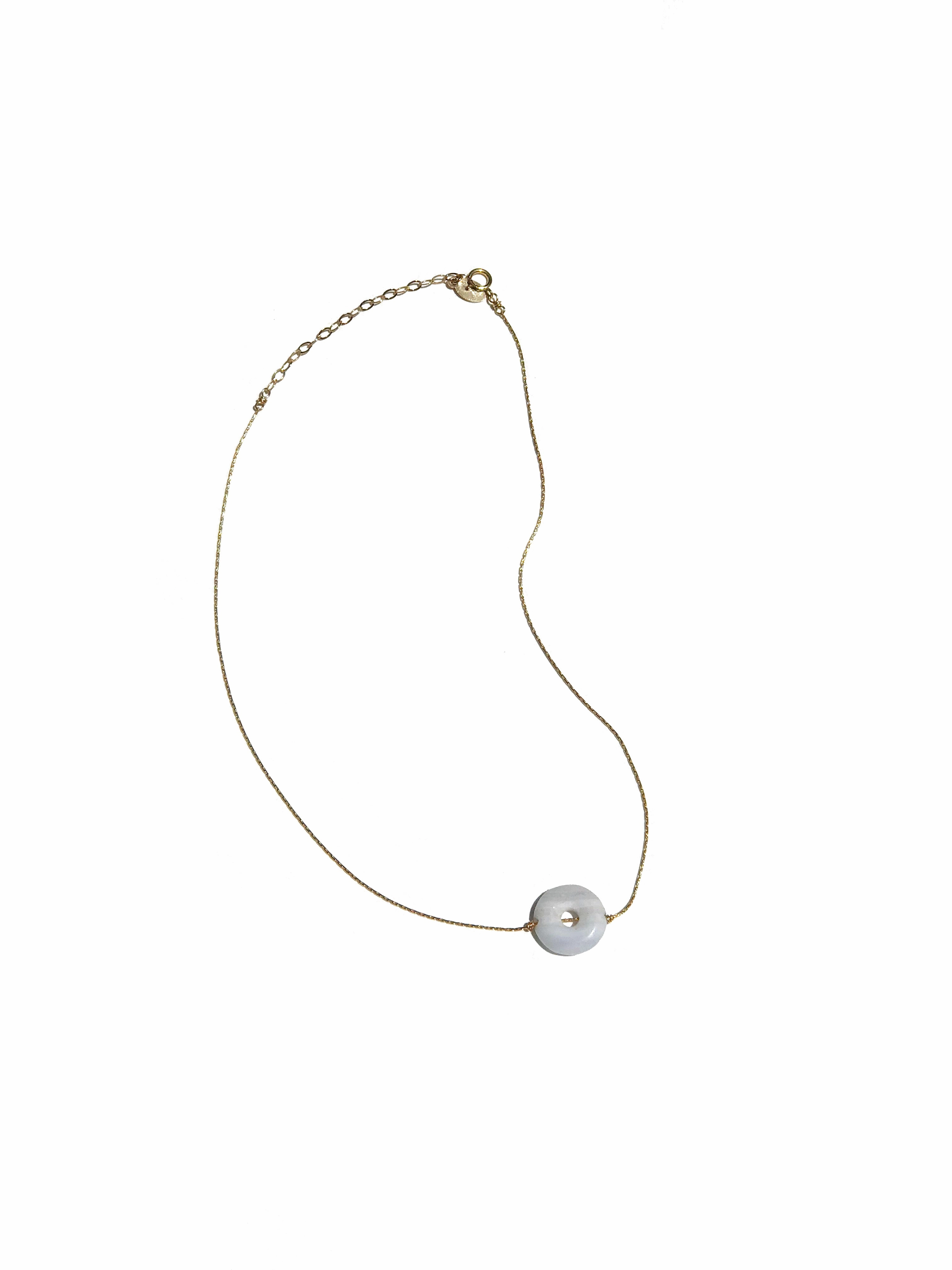 Toscano Choker- Blue Lace Agate