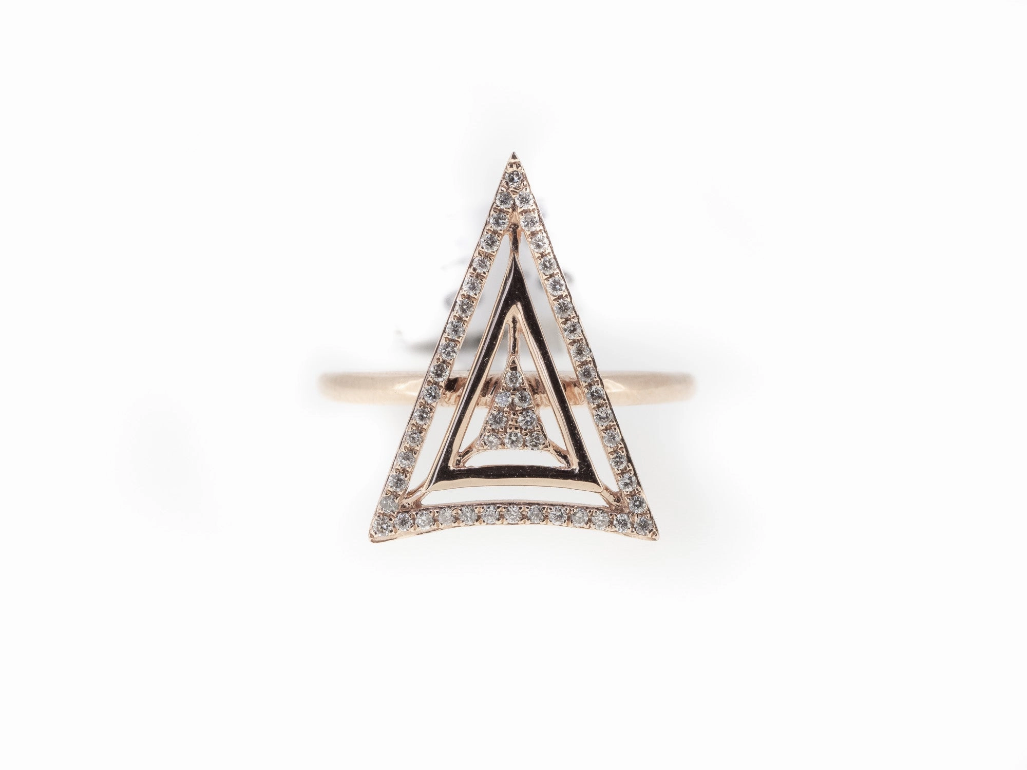 Triple Triangle Ring