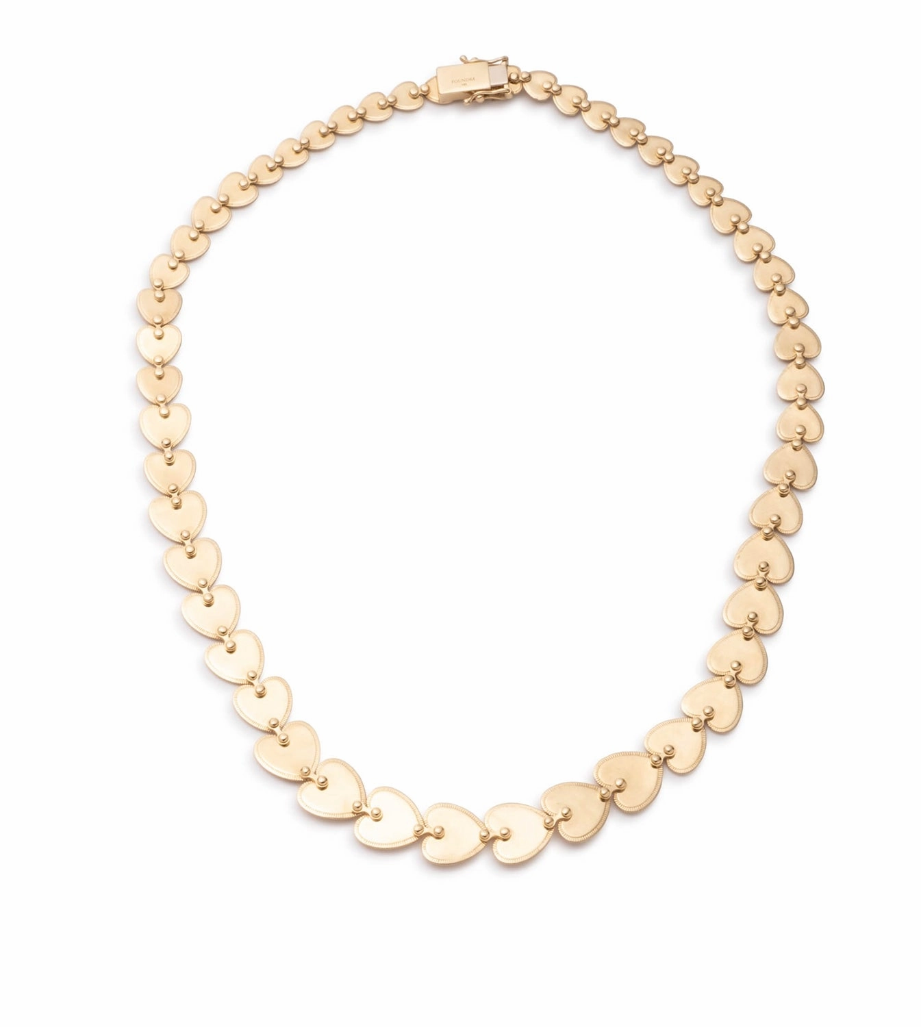 True Love : Custom Graduated Heart Token Necklace