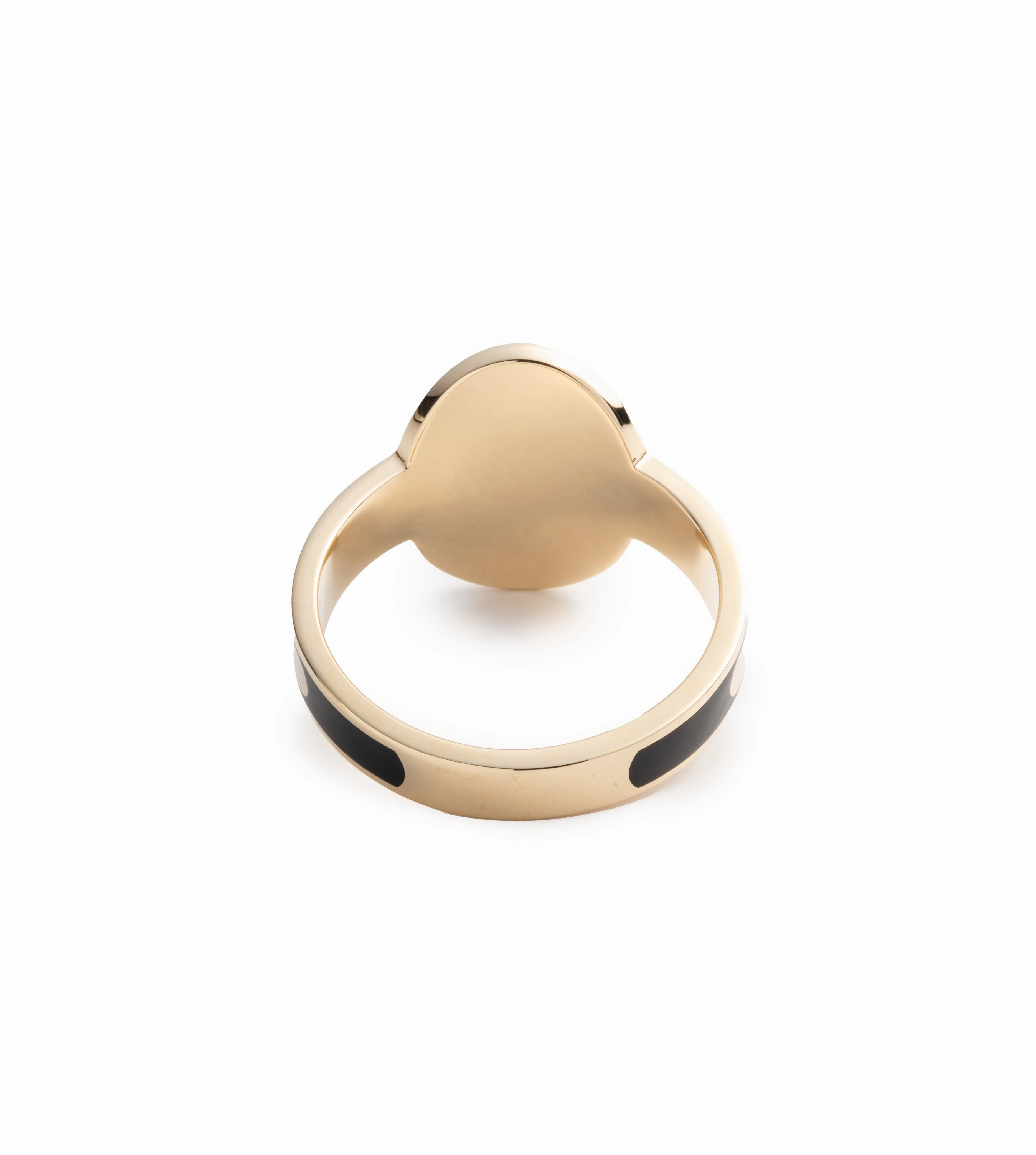 True Love Custom Cigar Band : in Yellow Gold with Black Ceramic