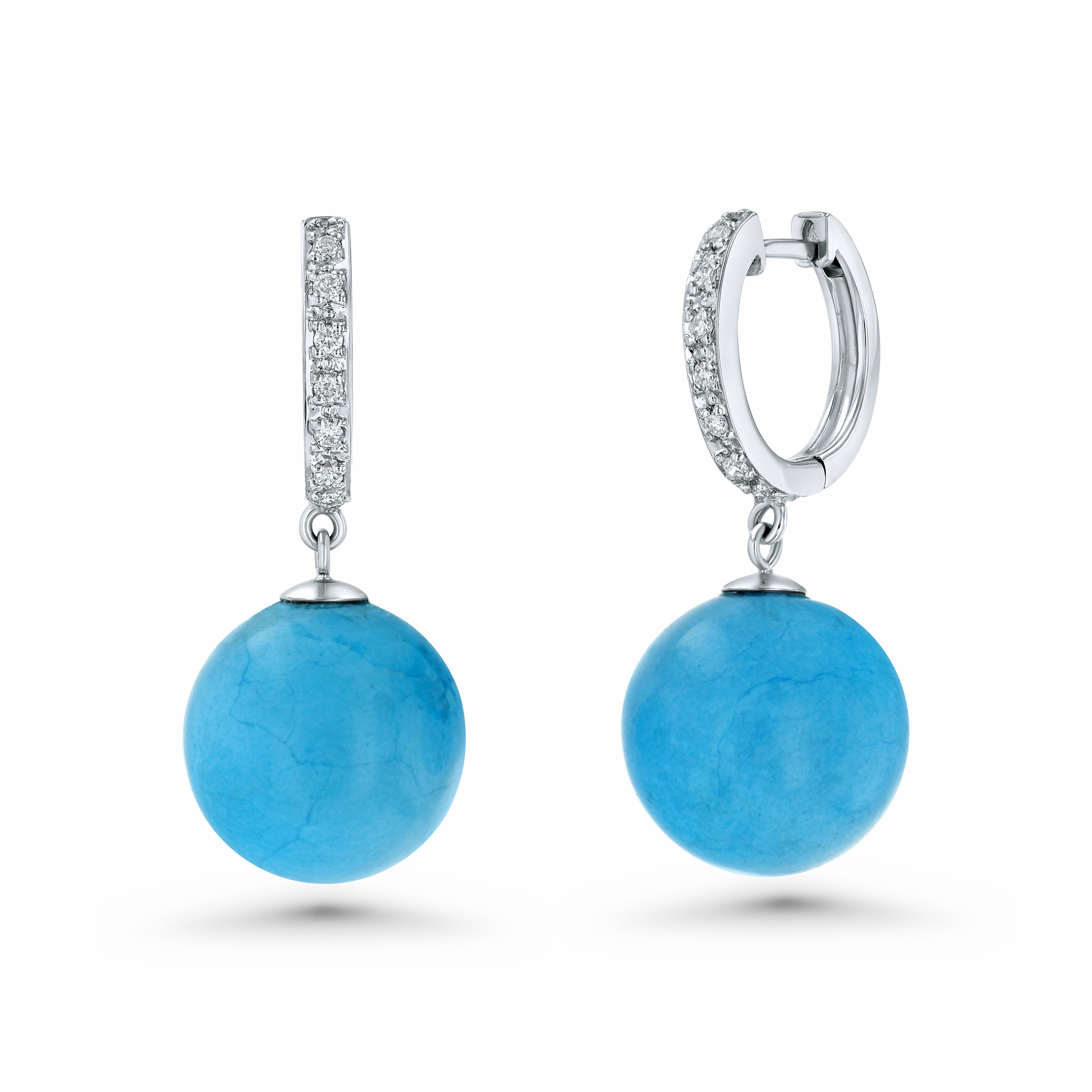 Turquoise Diamond Drops
