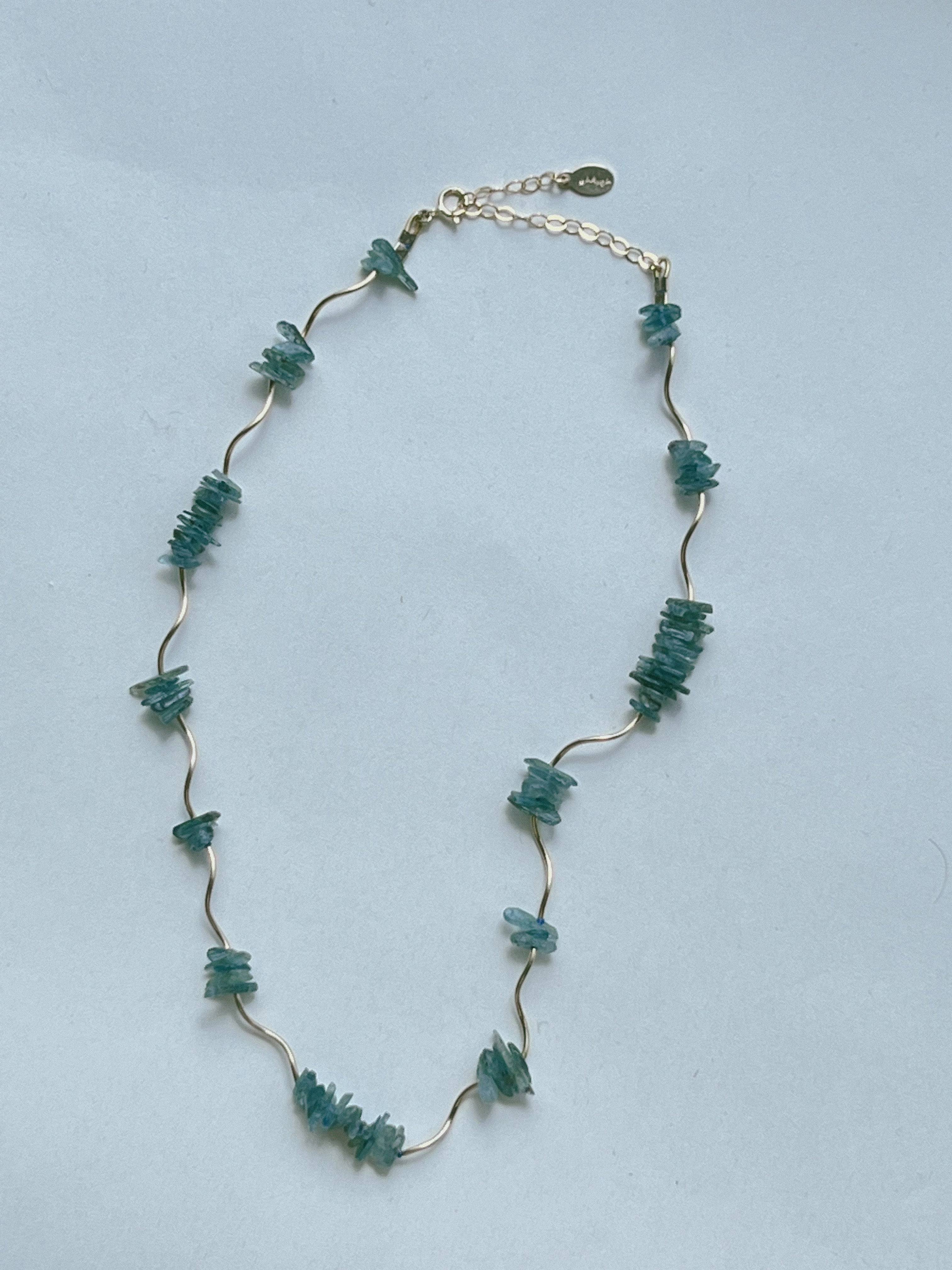 Twirl Necklace- Kyanite