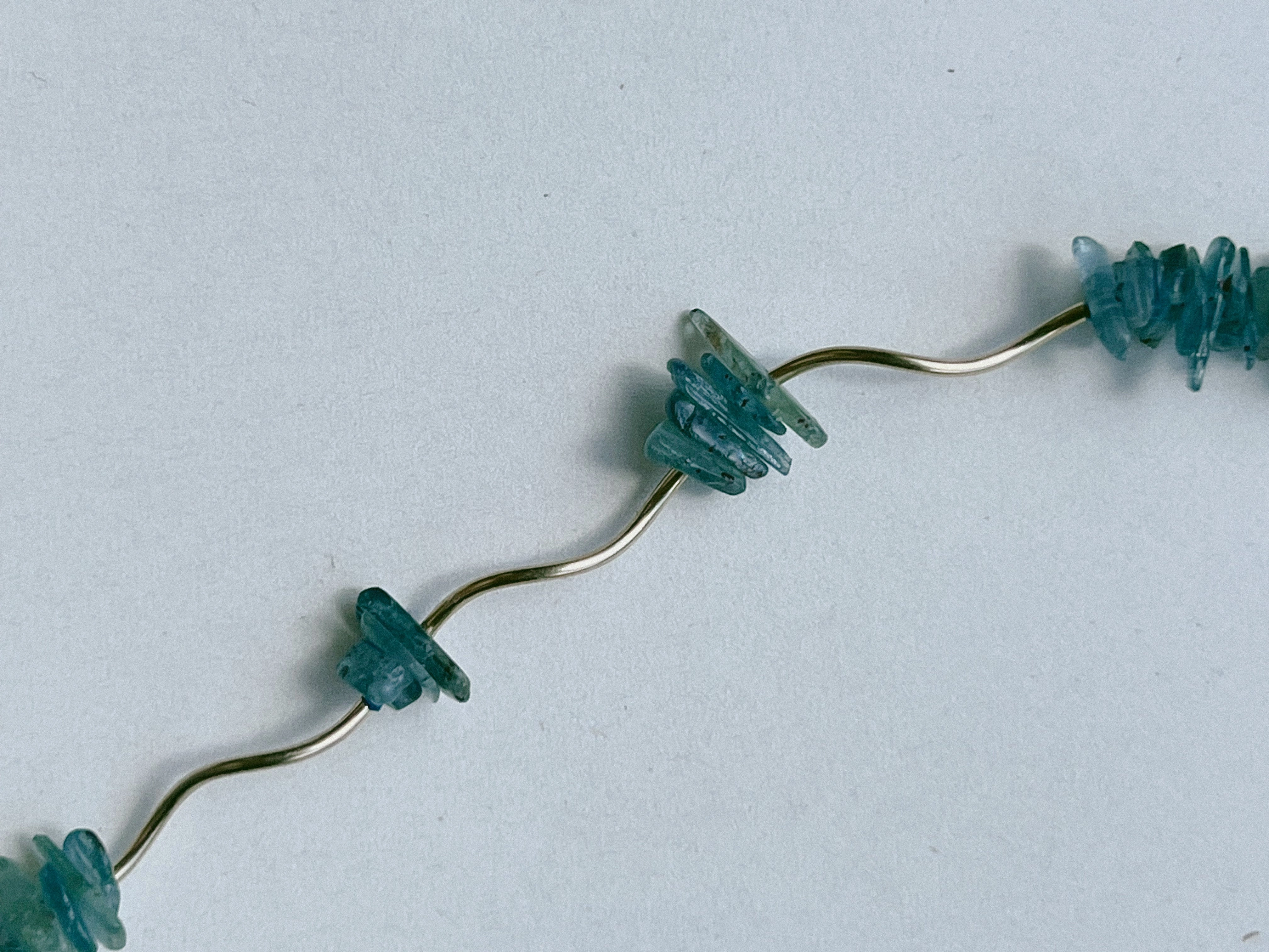 Twirl Necklace- Kyanite