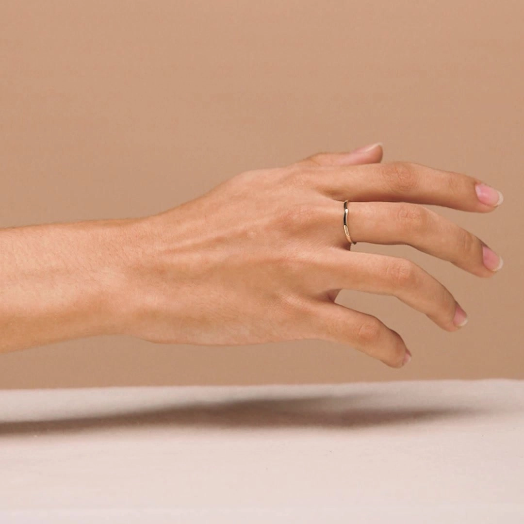 V Ring Silver - Nora