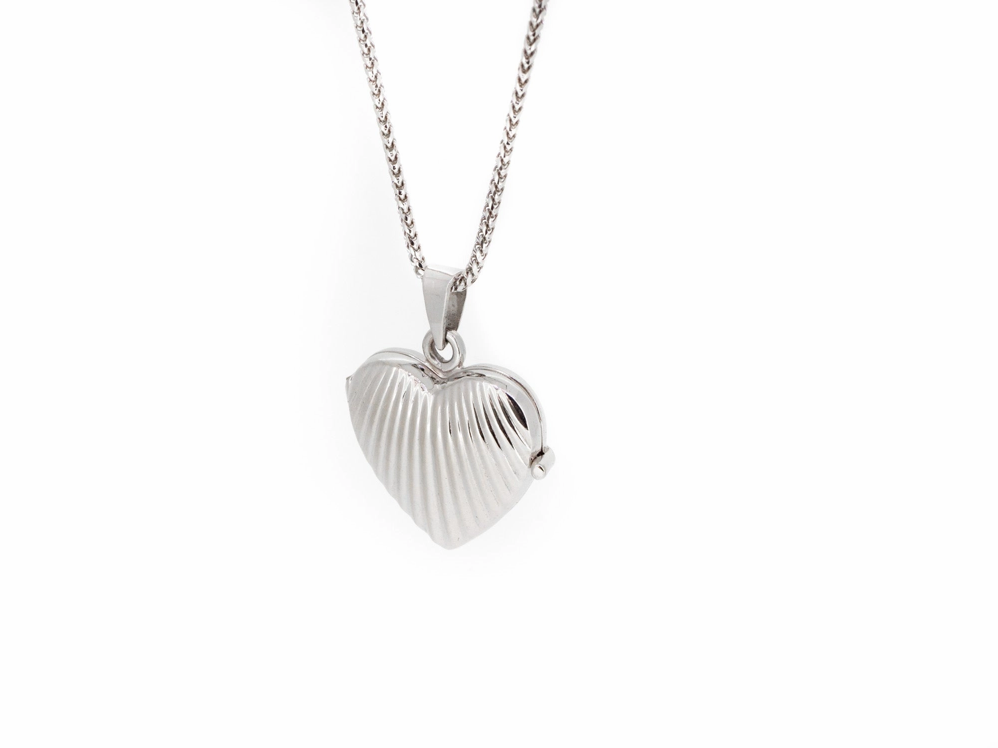 White Gold Lockette