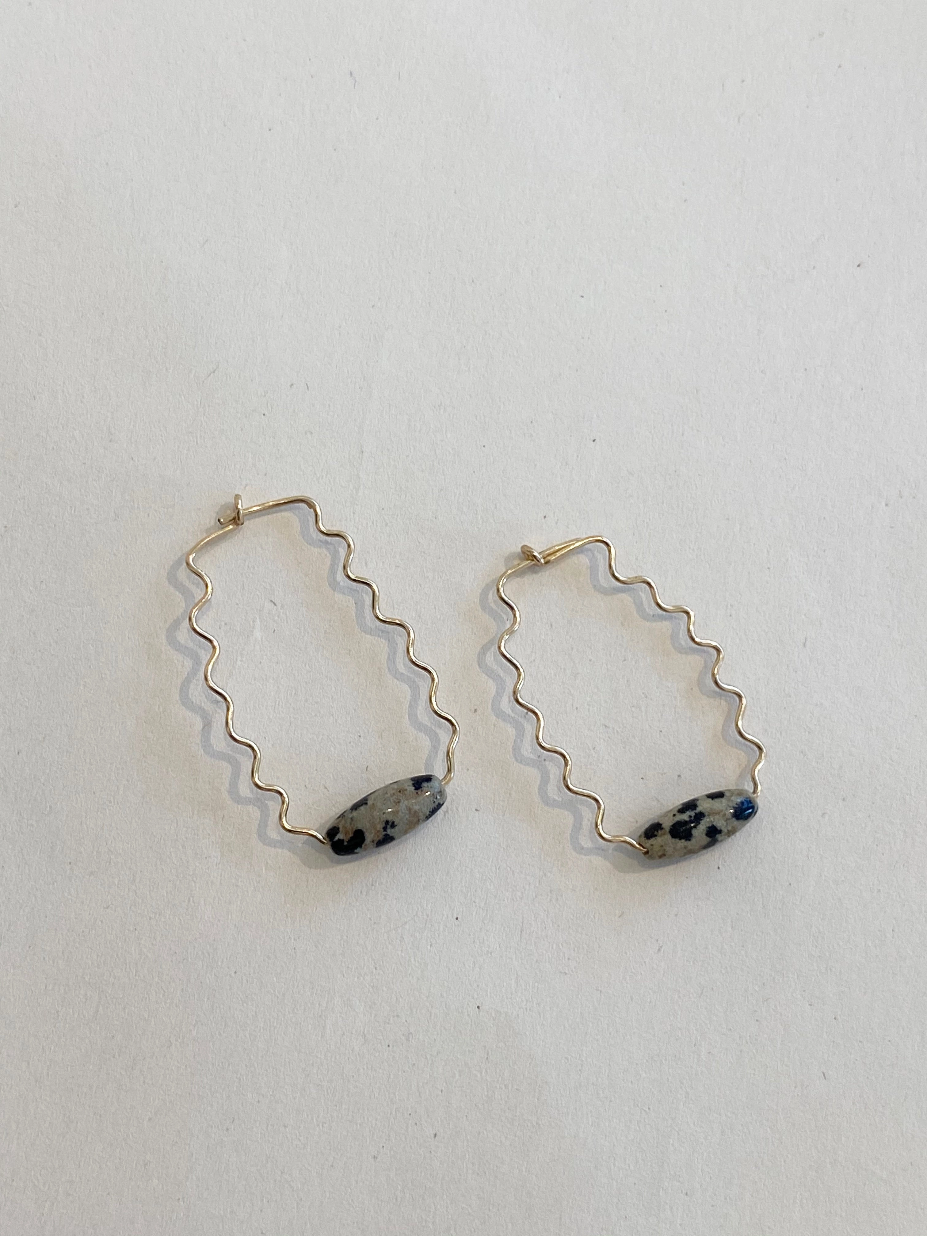 Wiggle Hoops- Dalmatian Jasper