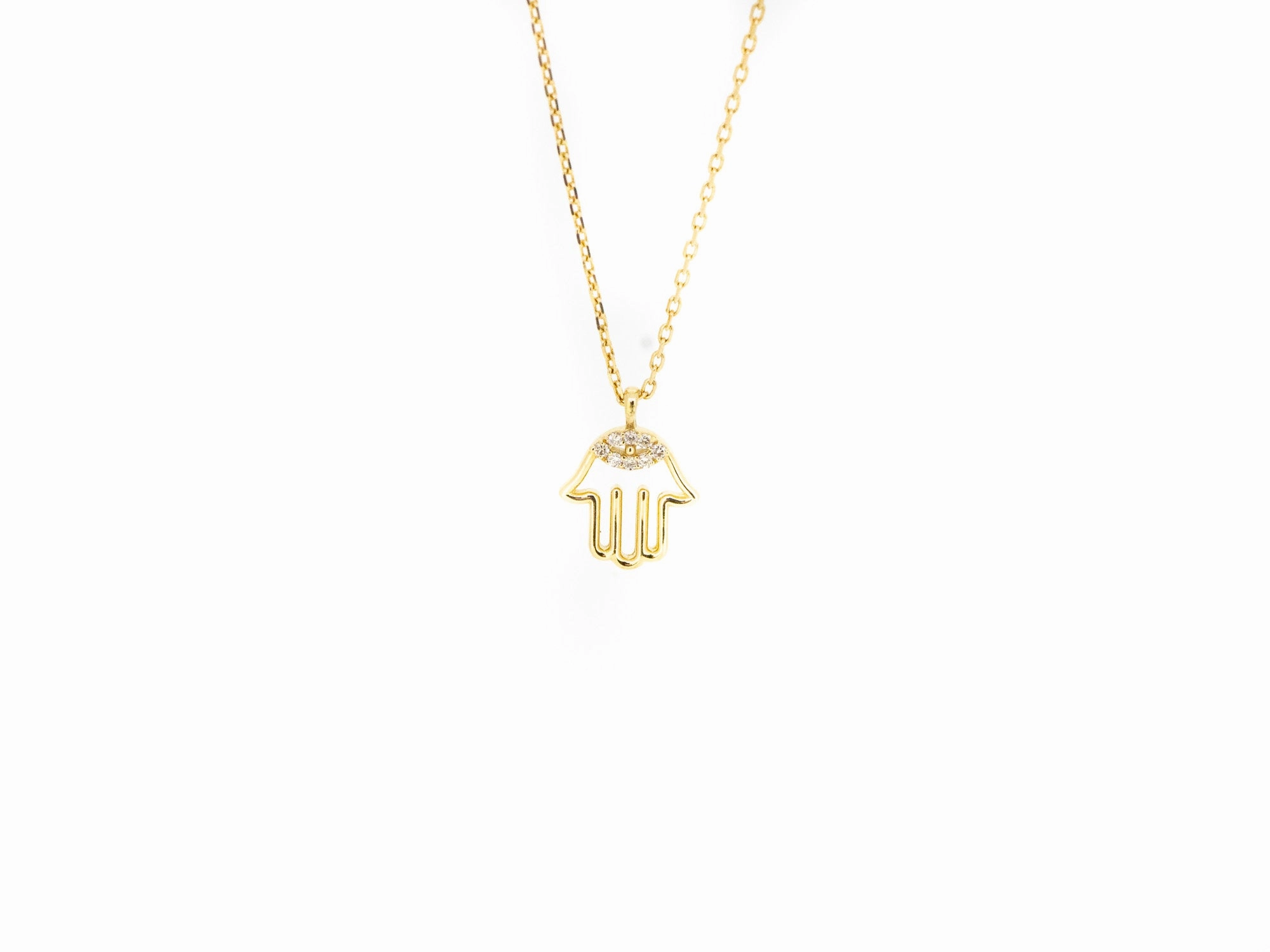 Yellow Gold Hamsa