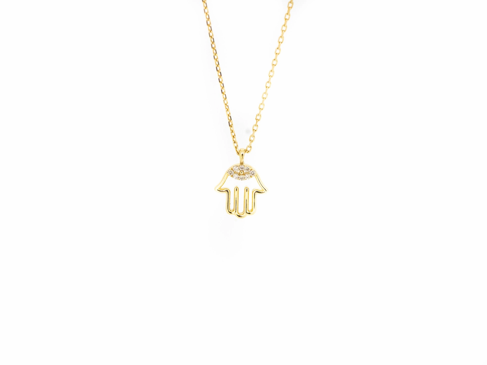 Yellow Gold Hamsa