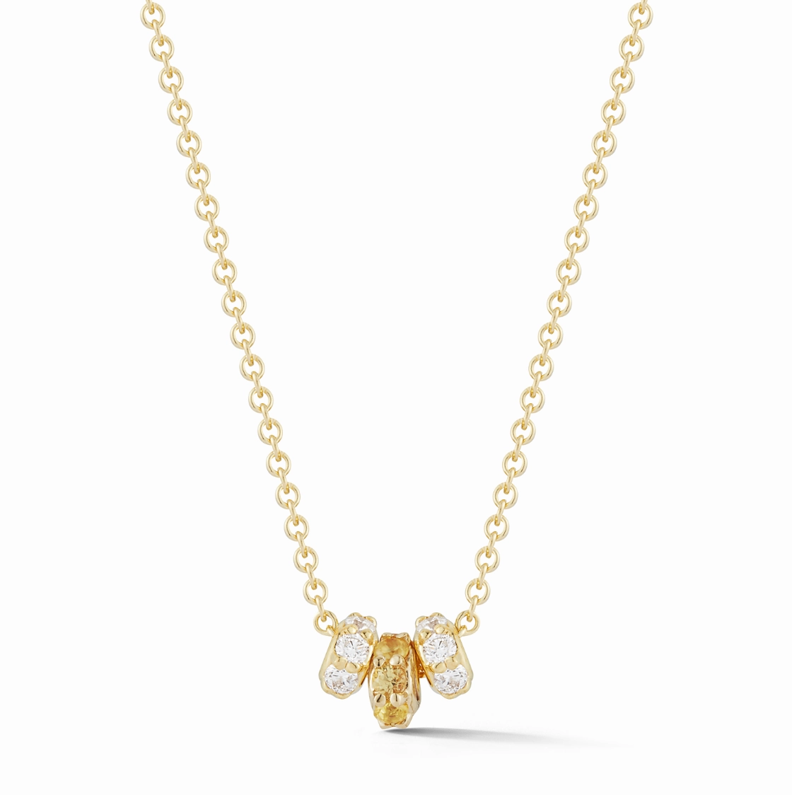 Yellow Sapphire Thea Necklace