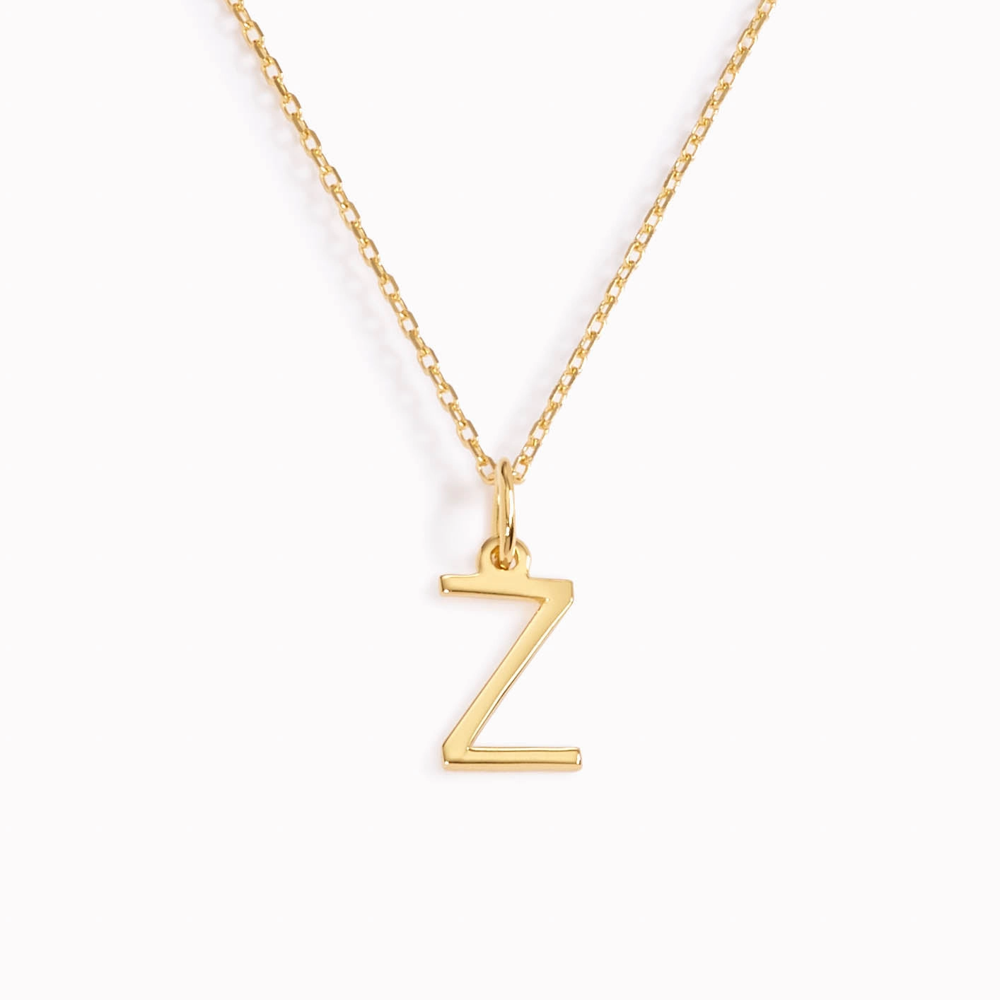Z Necklace / Gold Initial Necklace